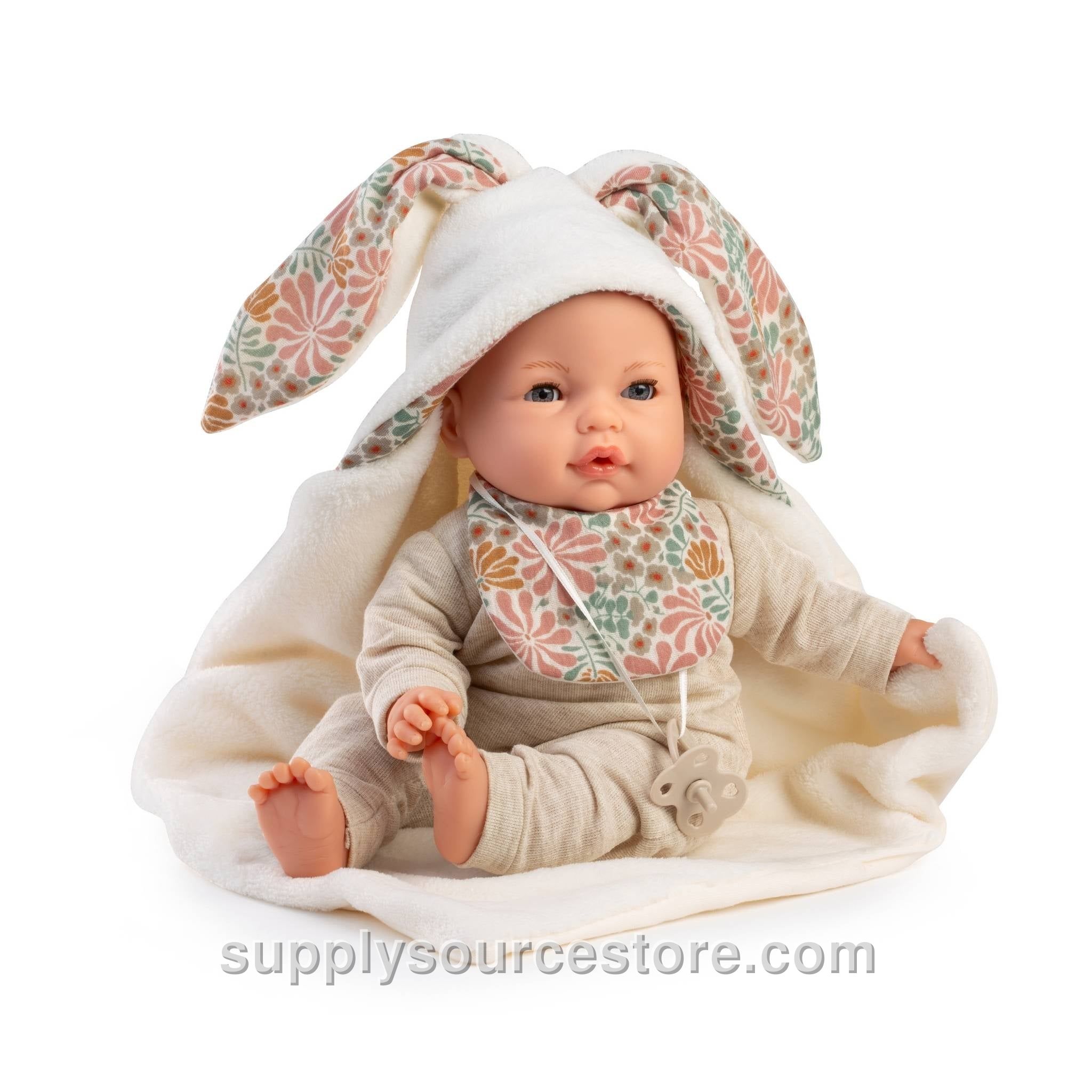 Crying Doll Bimba with Hooded Blanket - 37cm (14.6 in)