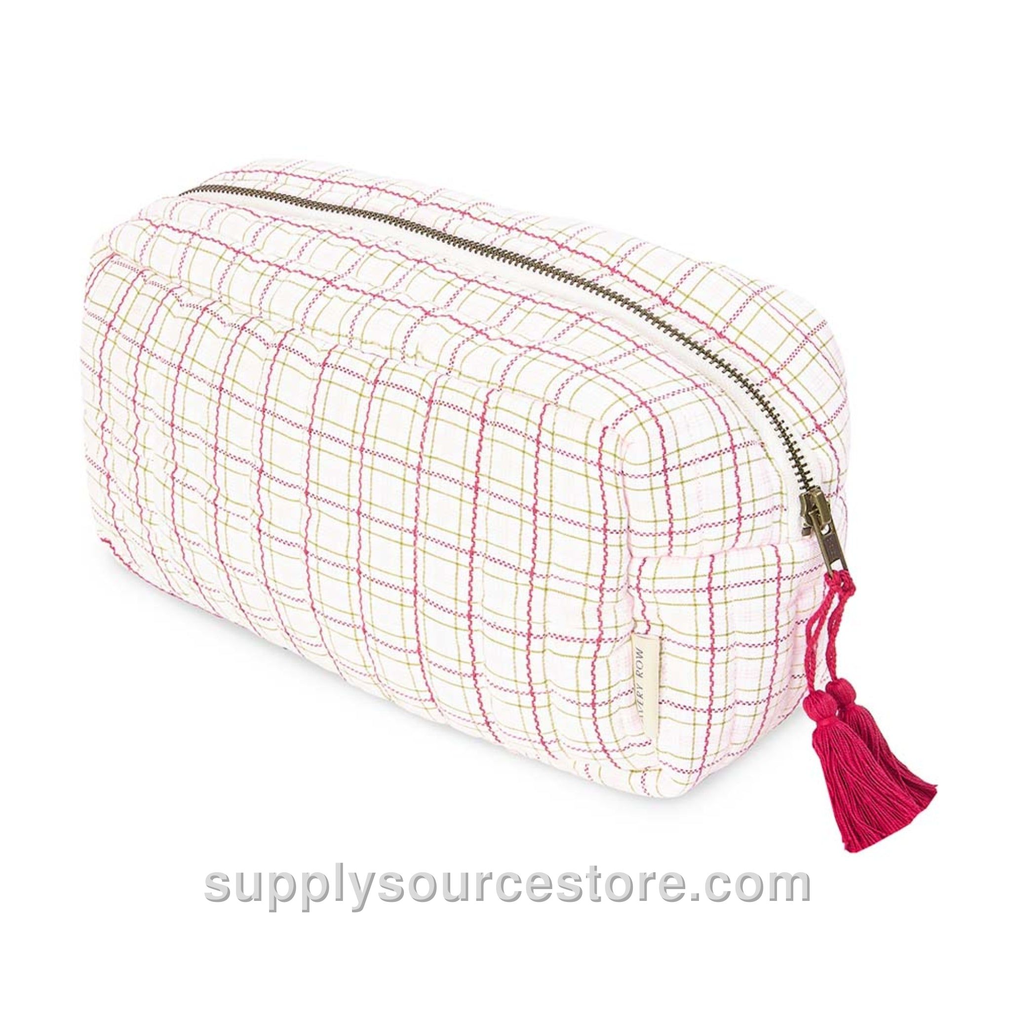 Wash Bag - Pink Check