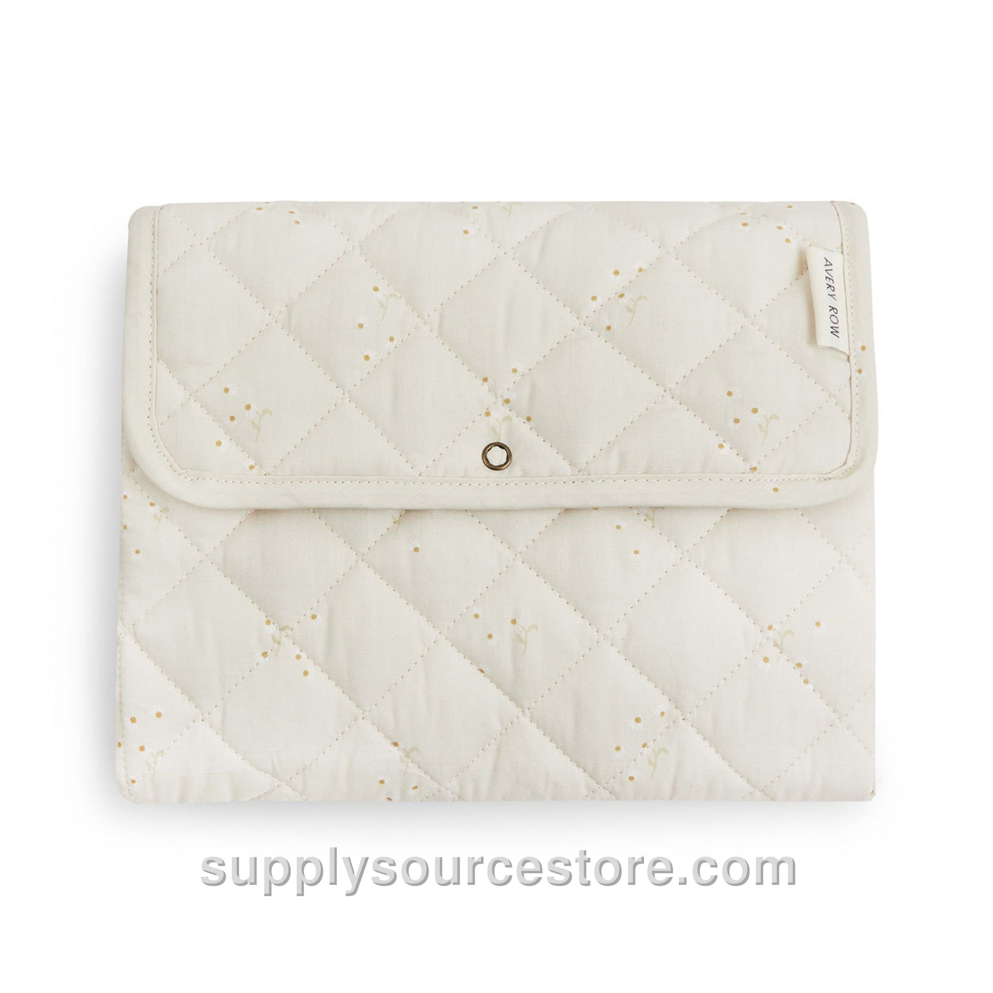 Cotton Travel Baby Changing Mat - Wild Chamomile