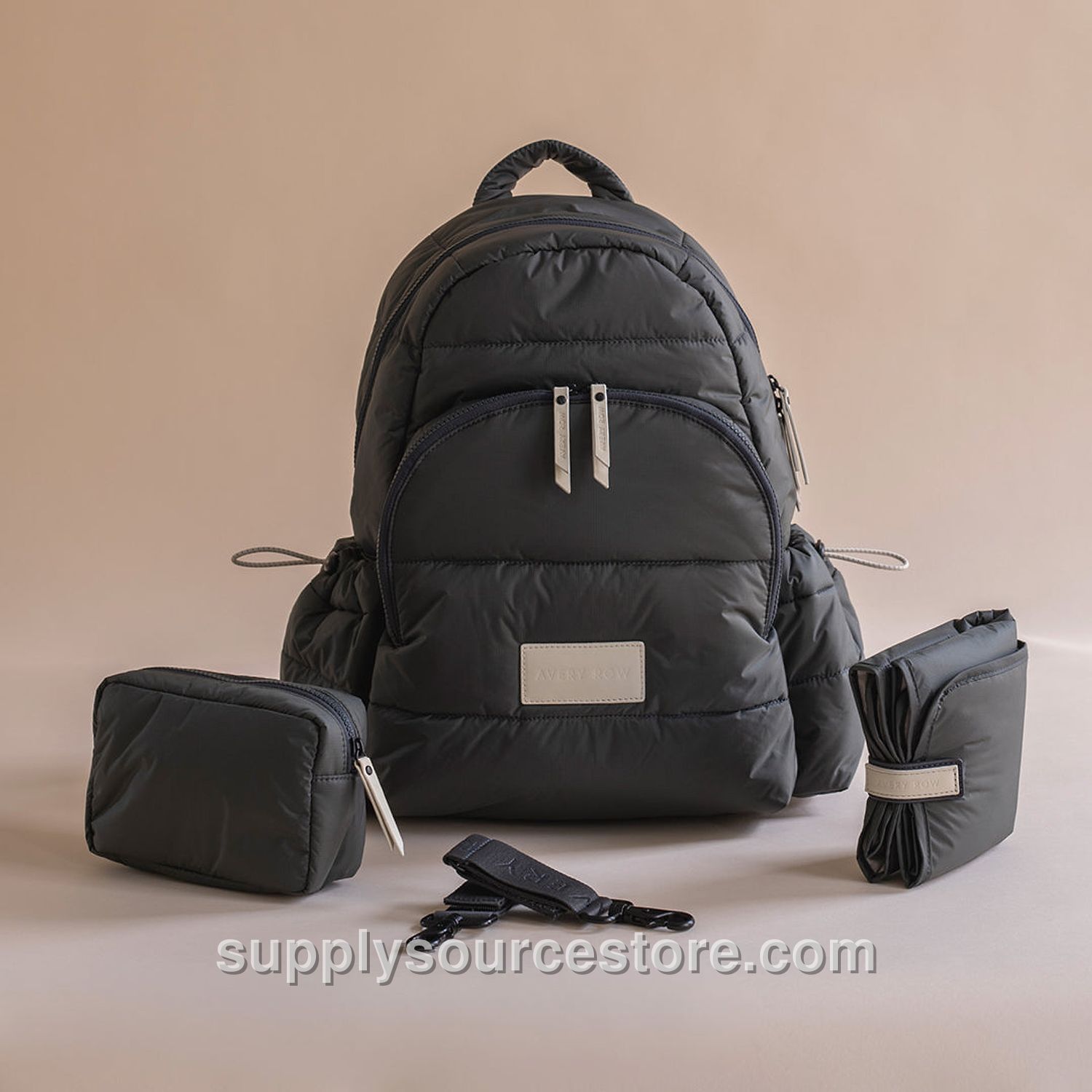 Baby Changing Backpack - Soft Black
