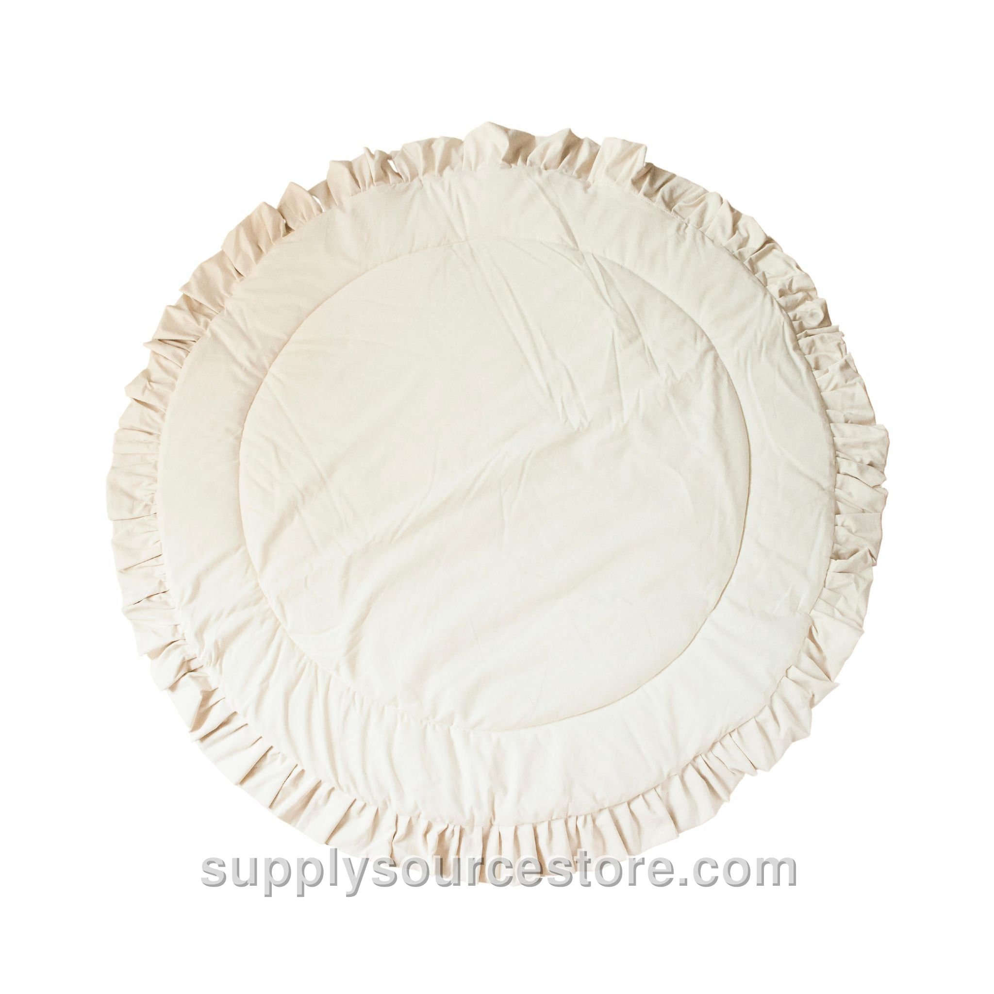 Ruffle Playmat - Ecru