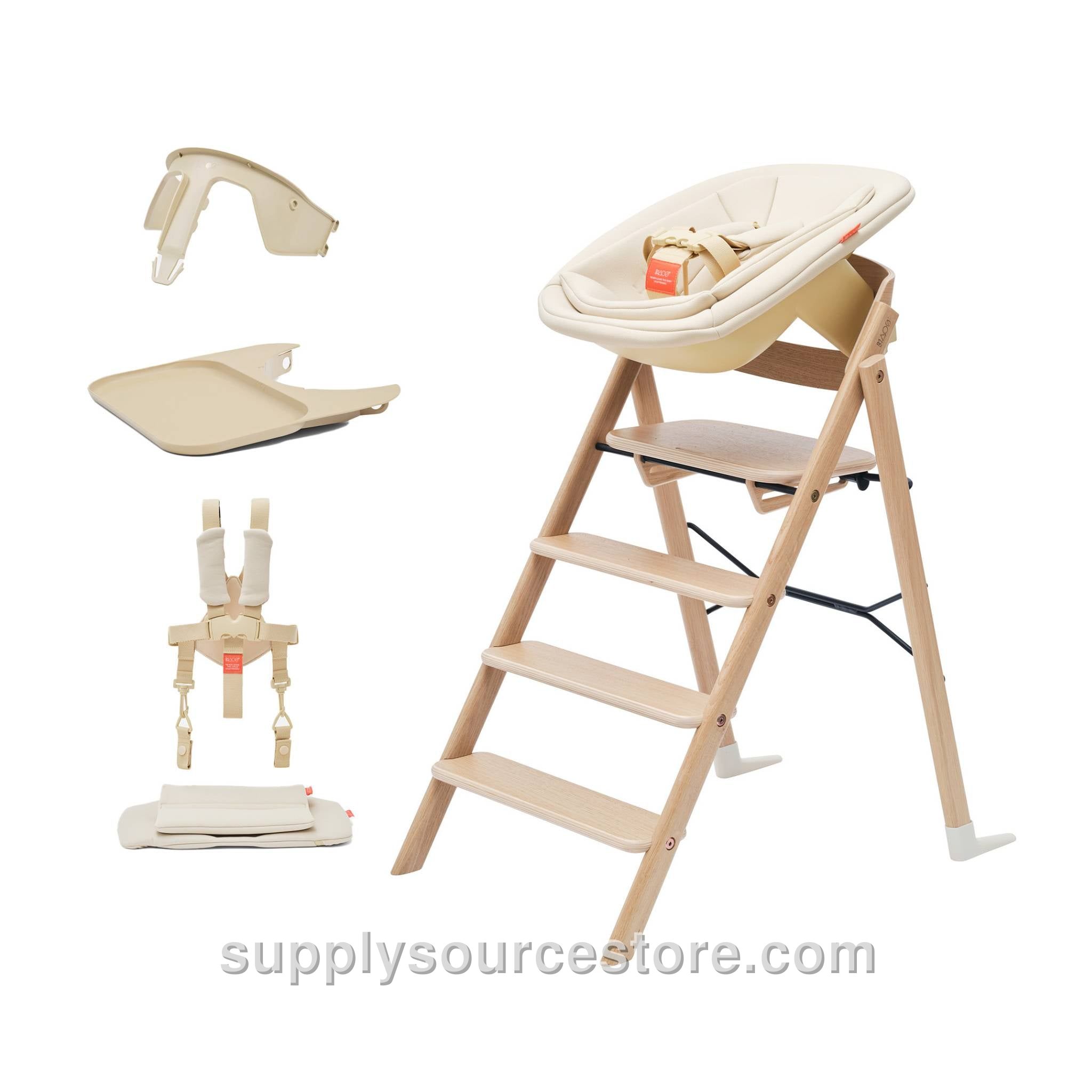 Klapp Oak High Chair Complete Bundle