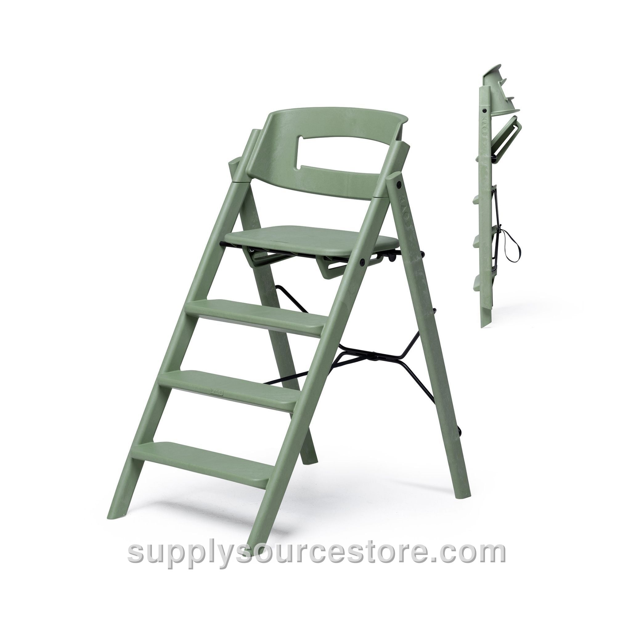 Klapp Recycled High Chair - Mineral Green