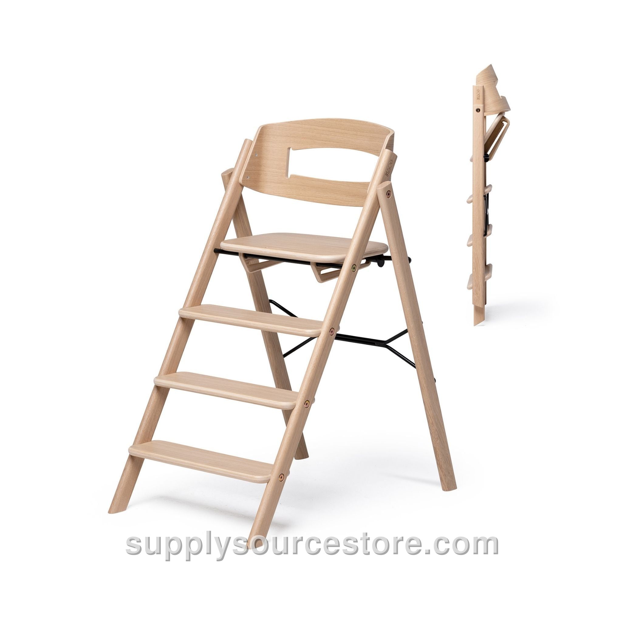 Klapp Oak High Chair - Natural