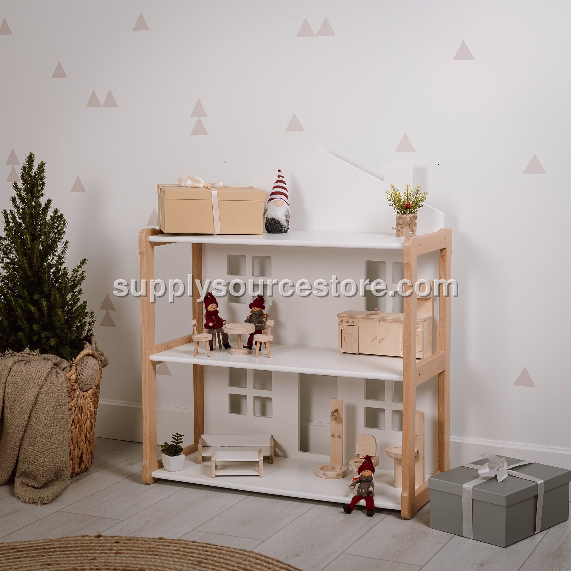 Multifunctional Kids Bench With Chairs