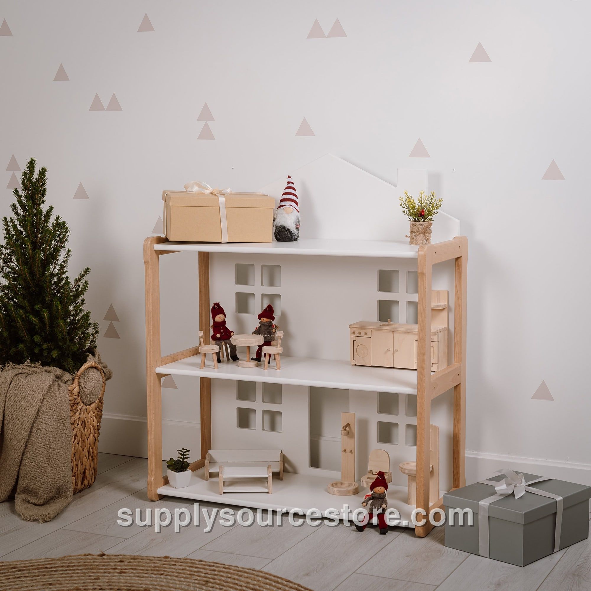 Multifunctional Kids Bench With Chairs