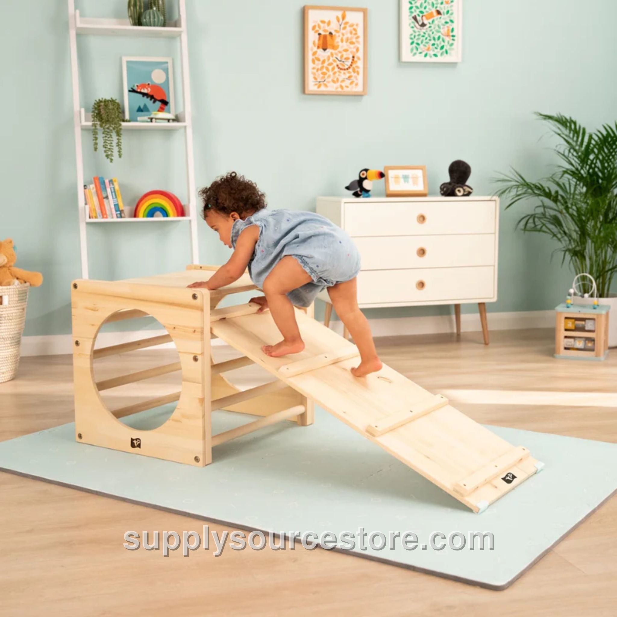 Climbing Cube with Slide/Bridge