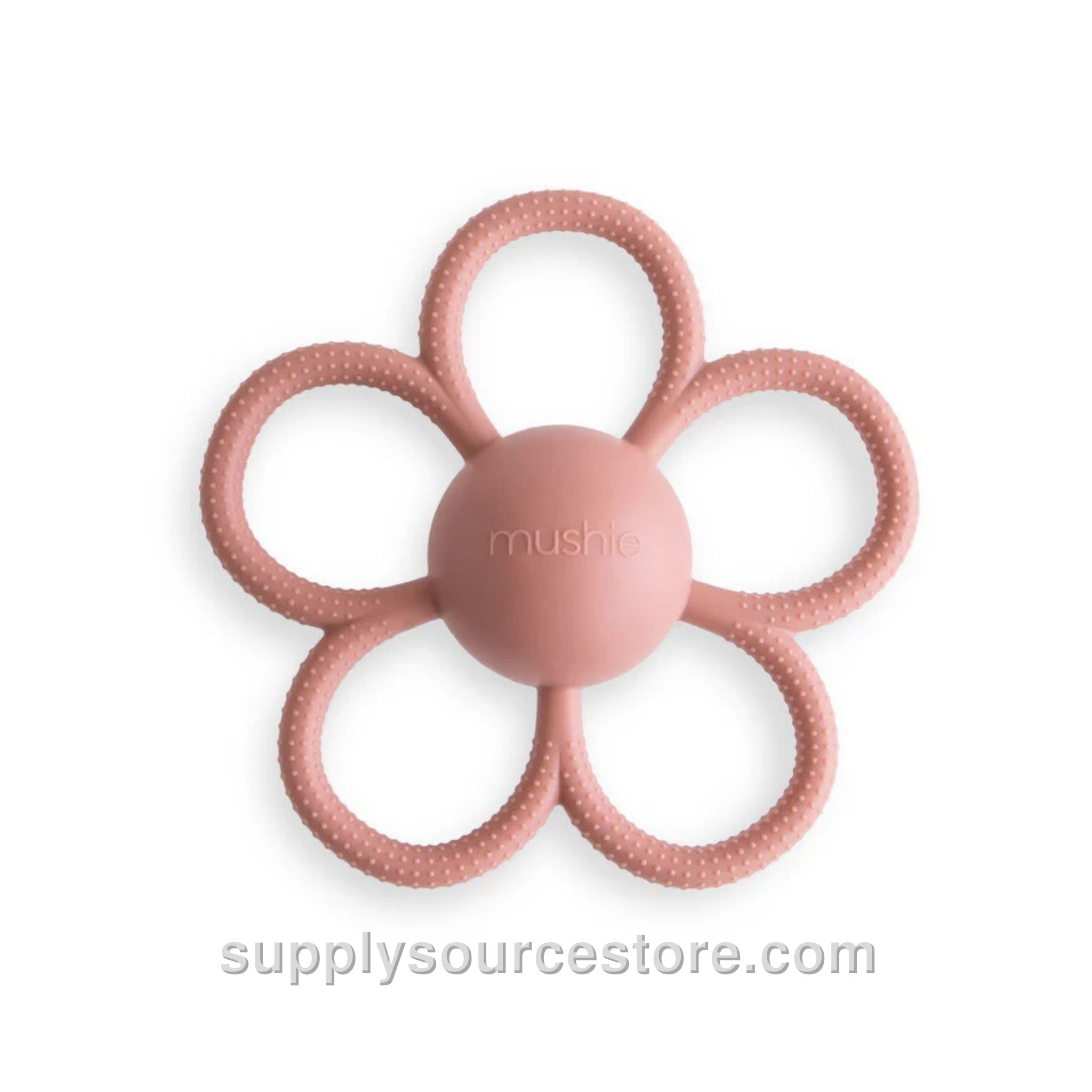 Rattle Teethers - Dusty Rose