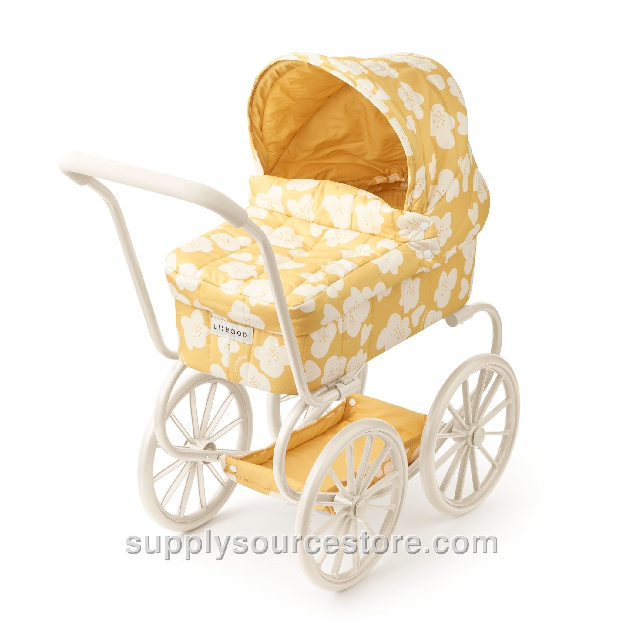 Adaline Doll Pram - Flower / Lemon Yellow
