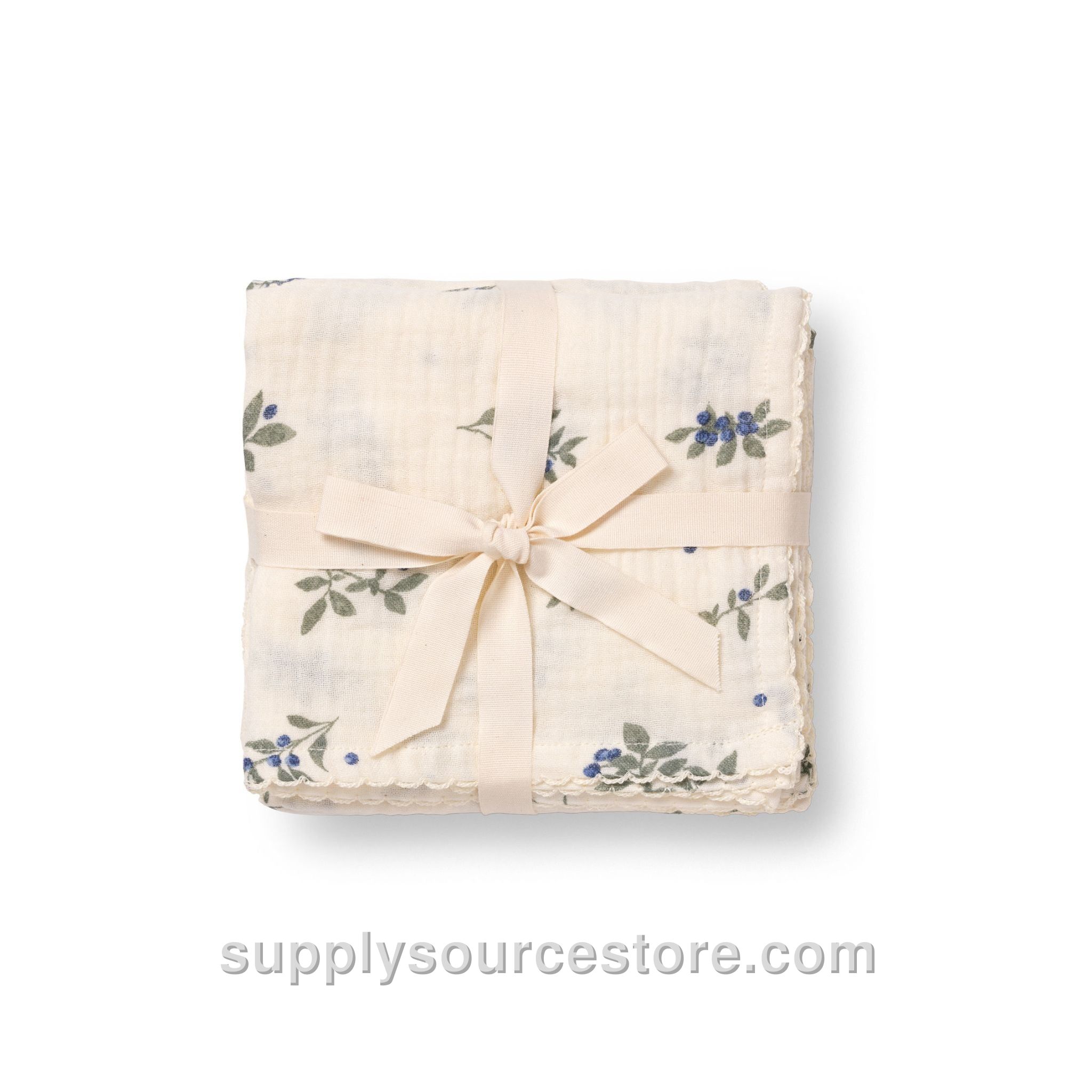 Mio 3 Pack Muslin Cloths - Blueberries