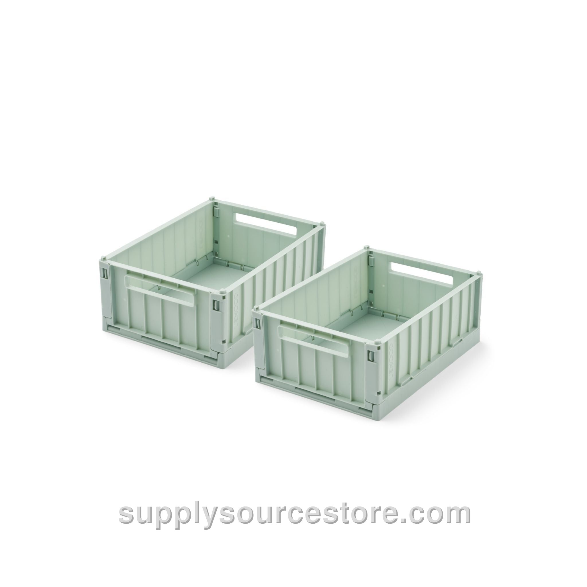 Weston Small Storage Crate Set Of 2 - Light Peppermint