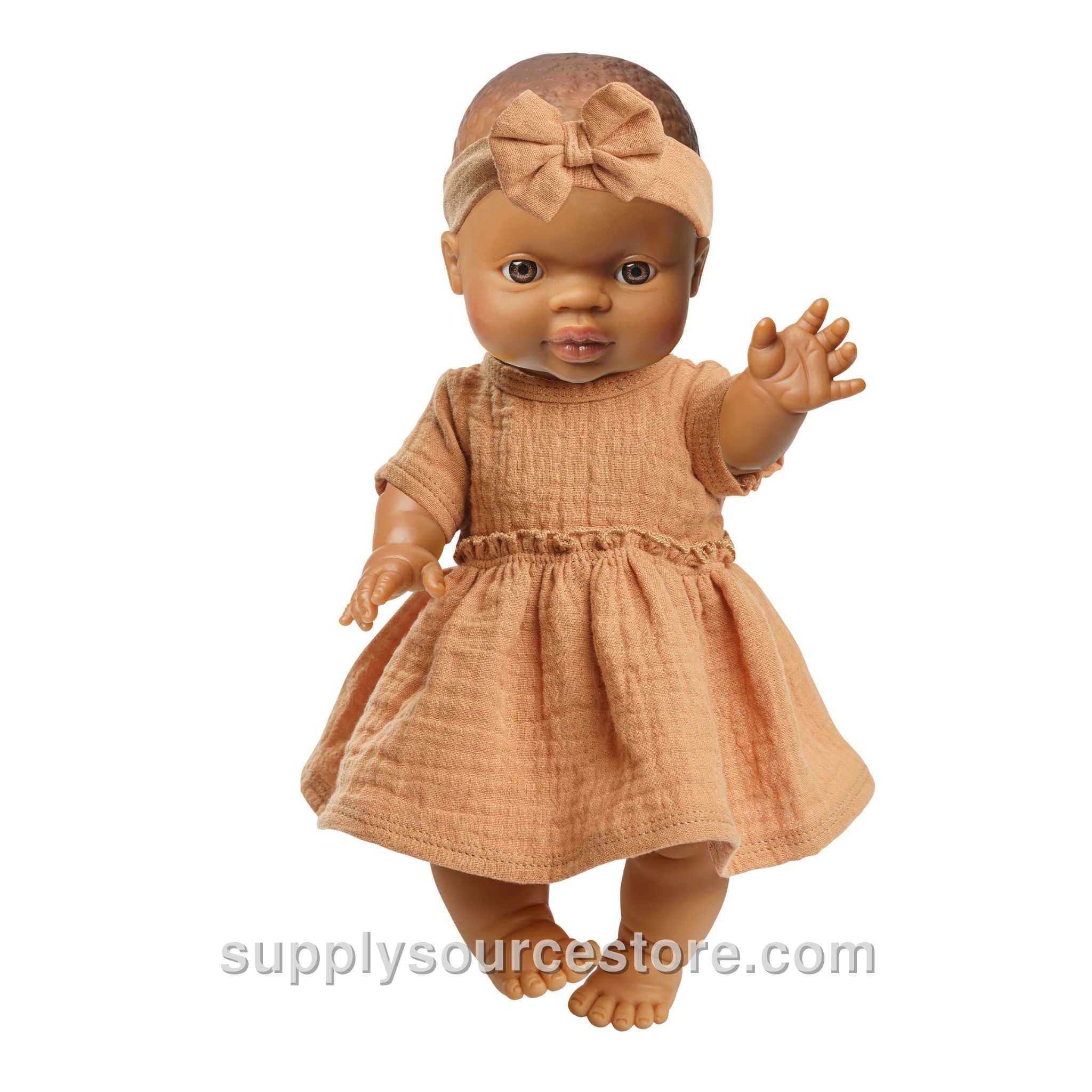 Girl Doll with Caramel Dress - 34cm (13.4 in)