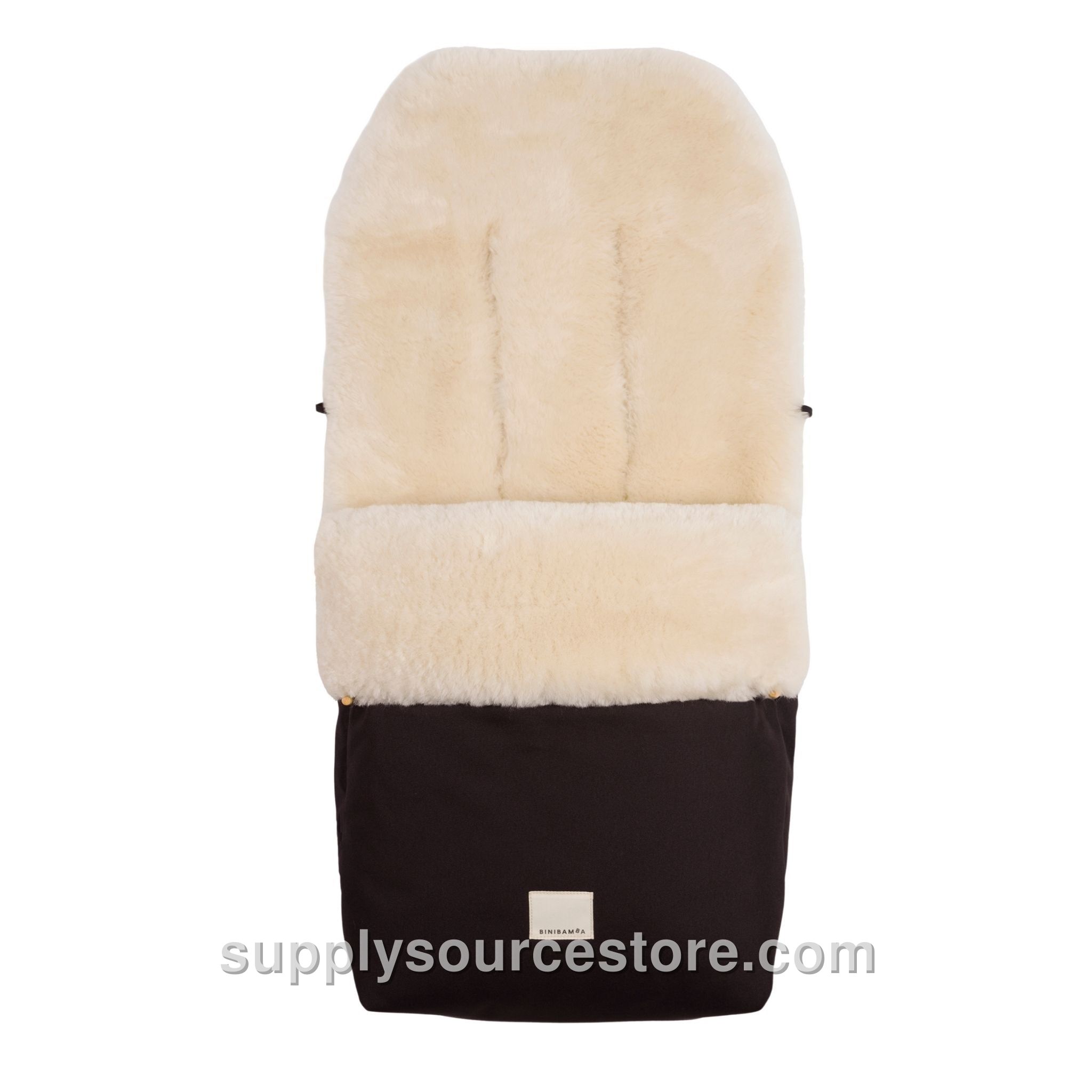 Puffmuff Sheepskin Buggy Footmuff - Milk