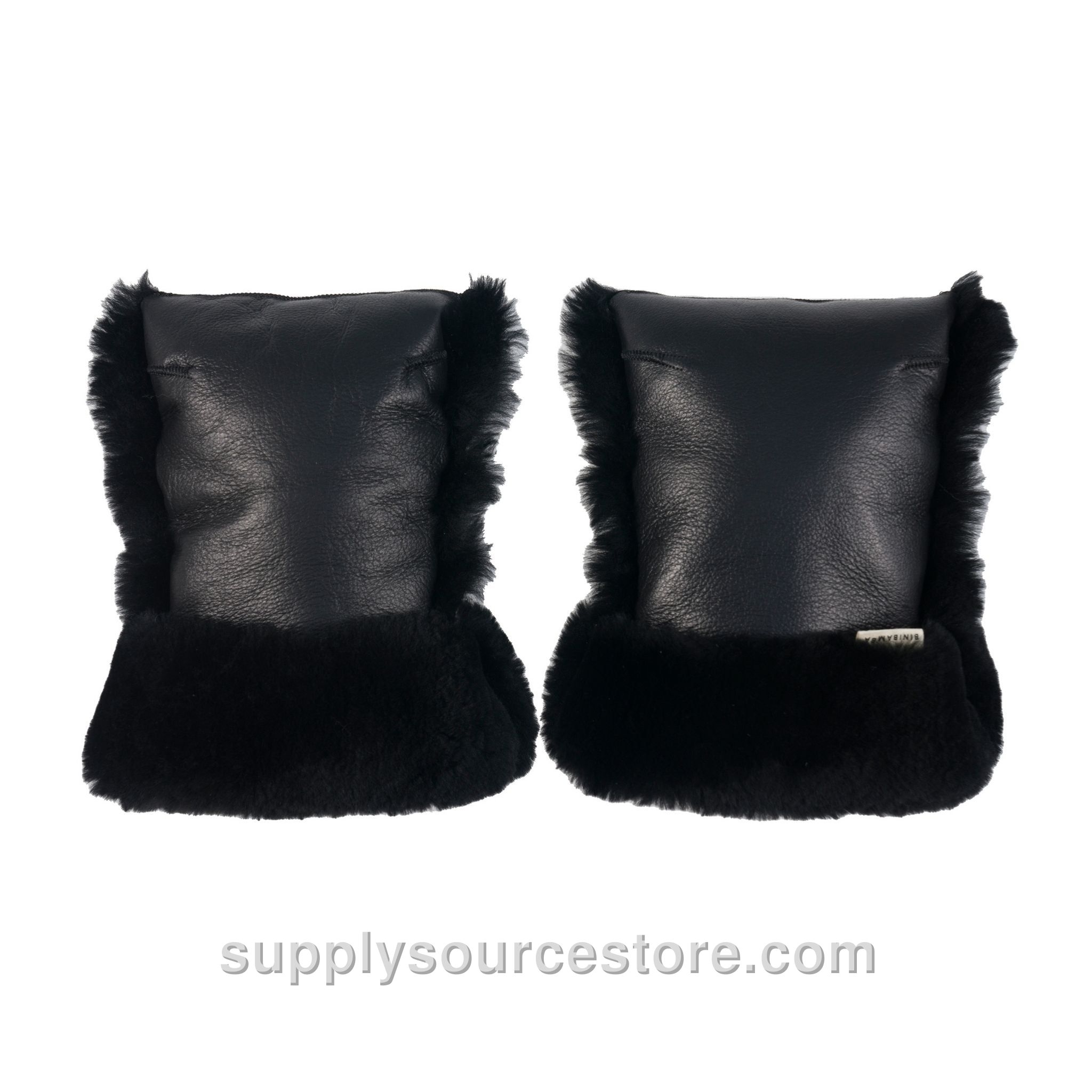 Sheepskin Buggy Mittens - Noir