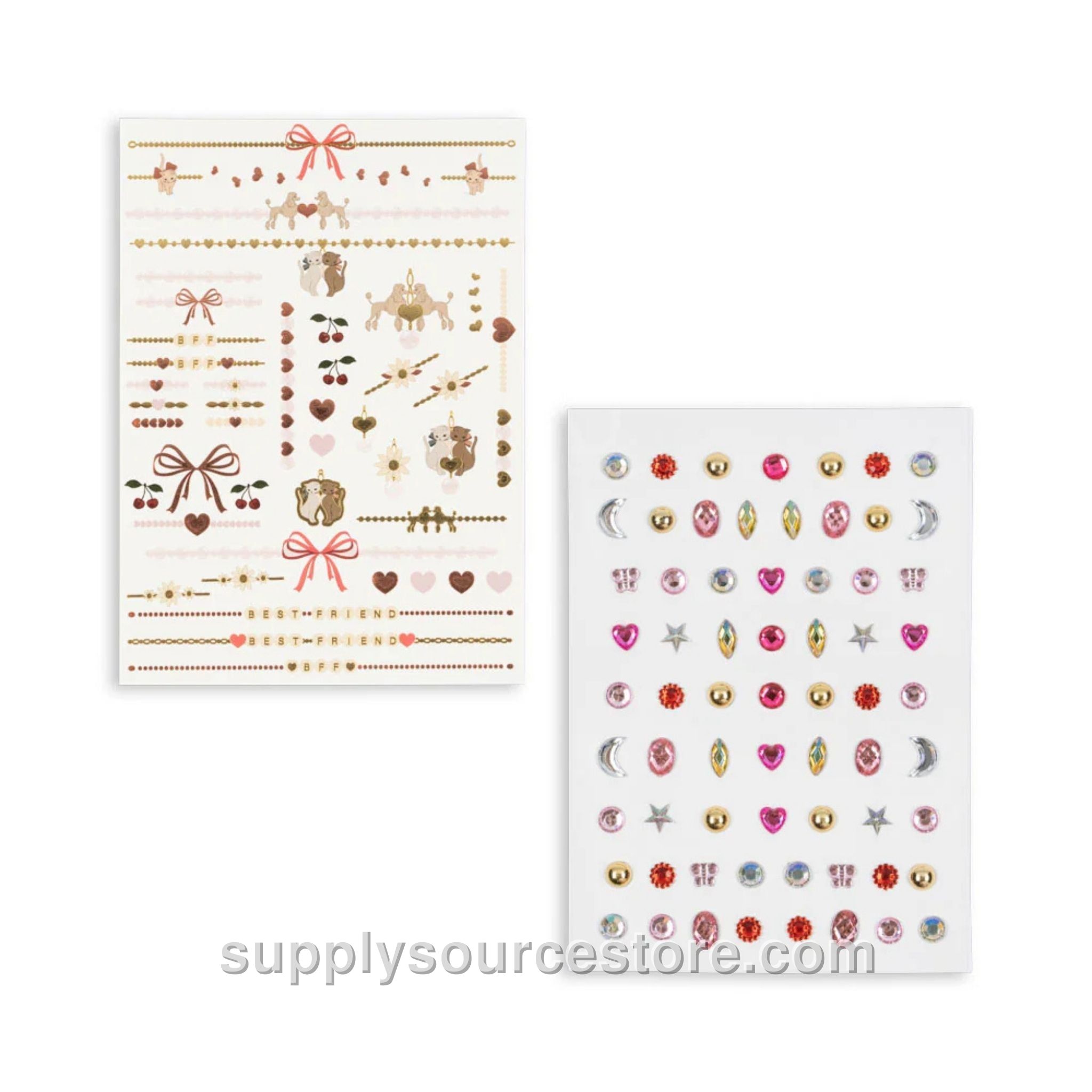 Tattoos and Gem Stones - Heart Mix