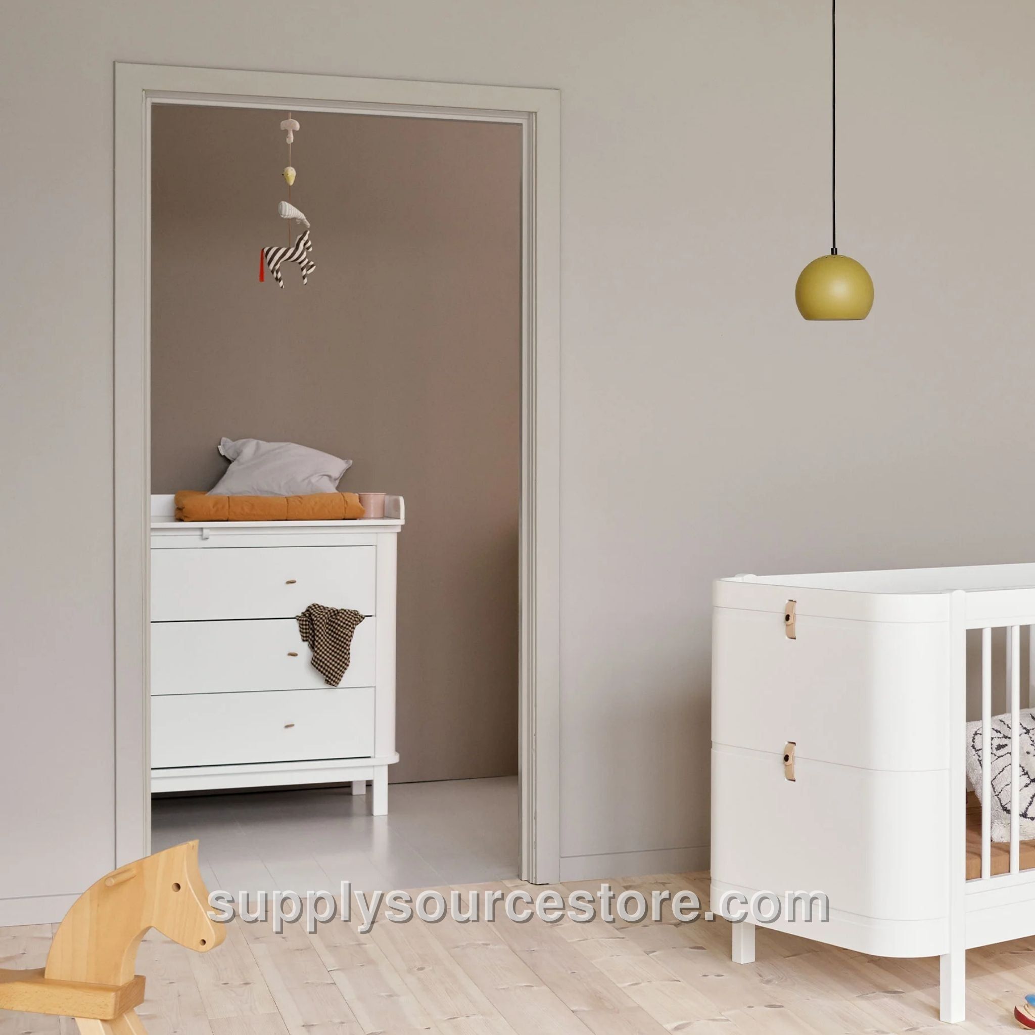 Wood Original 3 Drawer Nursery Dresser & Changer