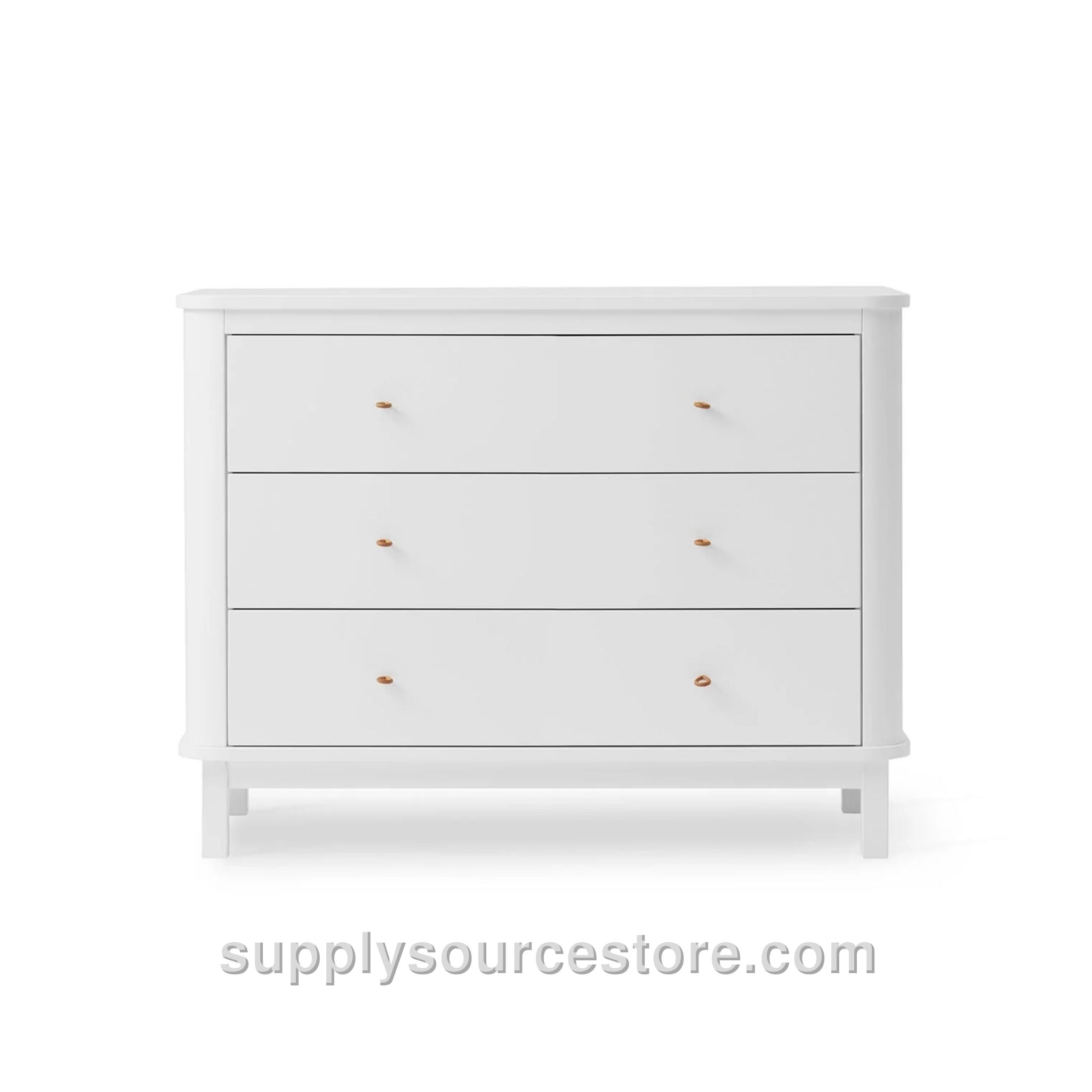 3-Drawer Dresser – White