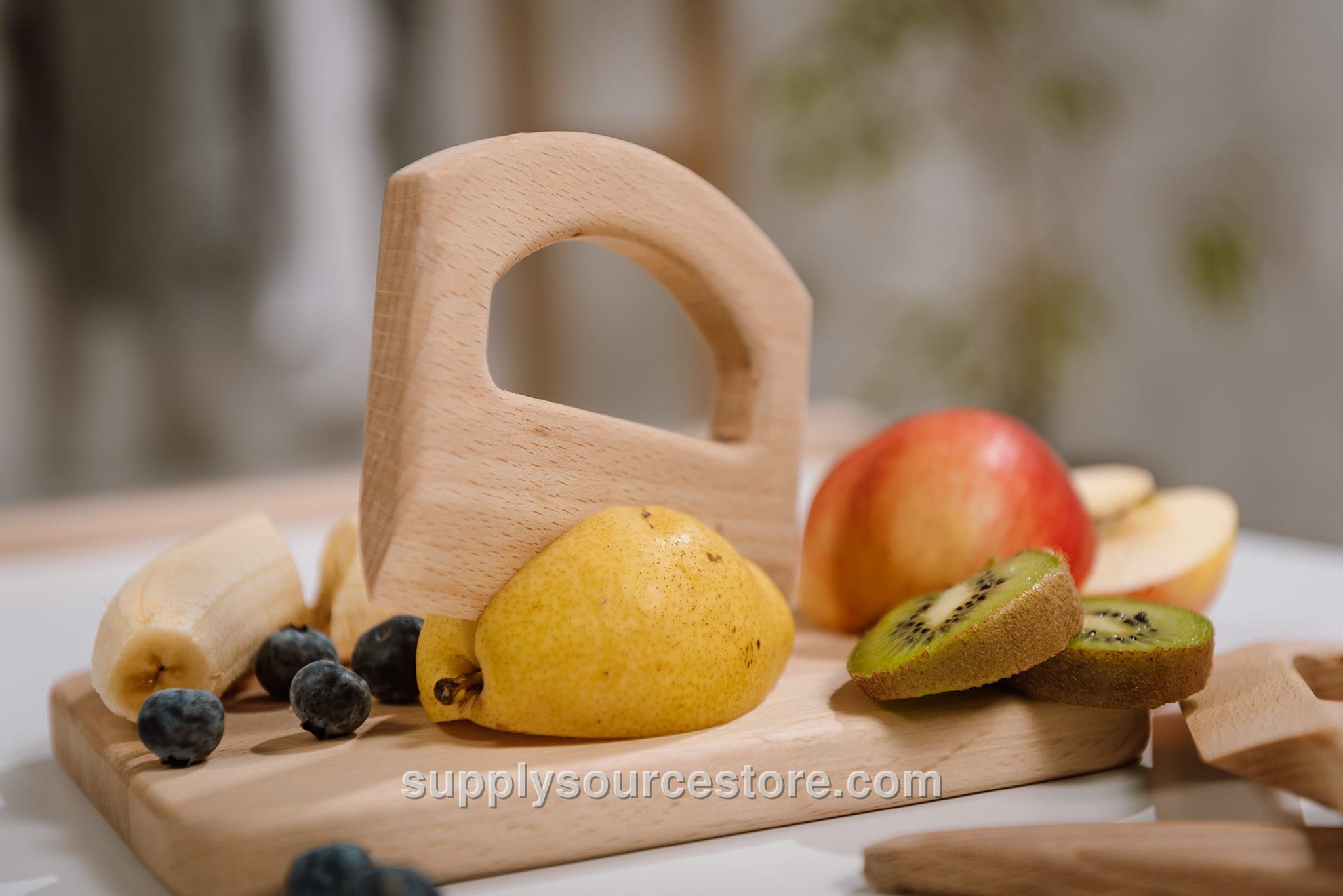 Wooden Turtle Knife Set Montessori Kids · SS-001480