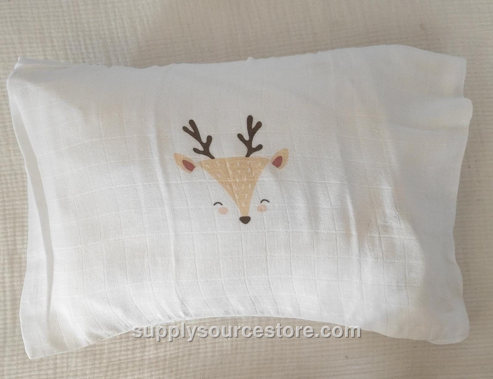 Muslin Pillowcase Deer