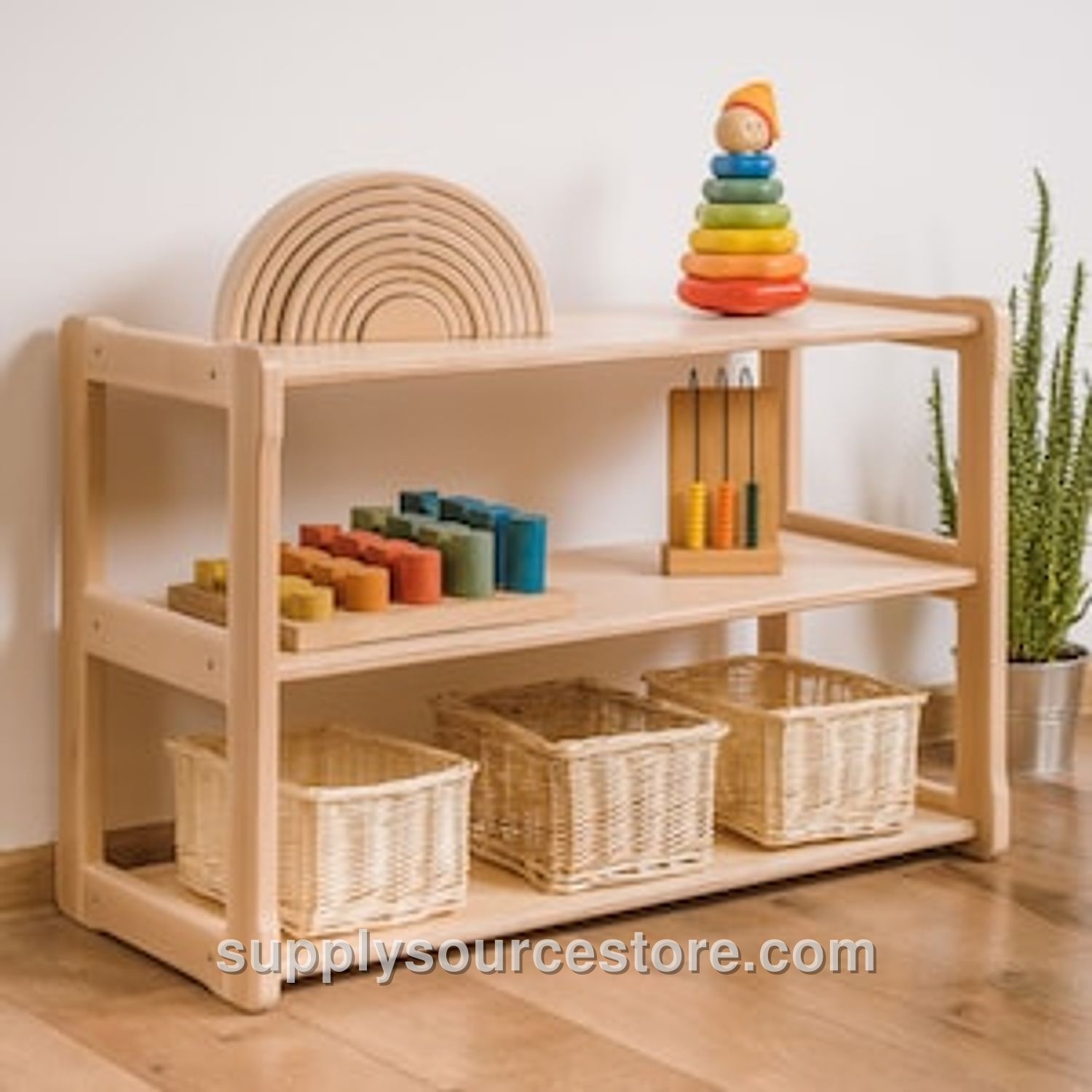 Montessori Bench Double Box Set Solid · SS-001493