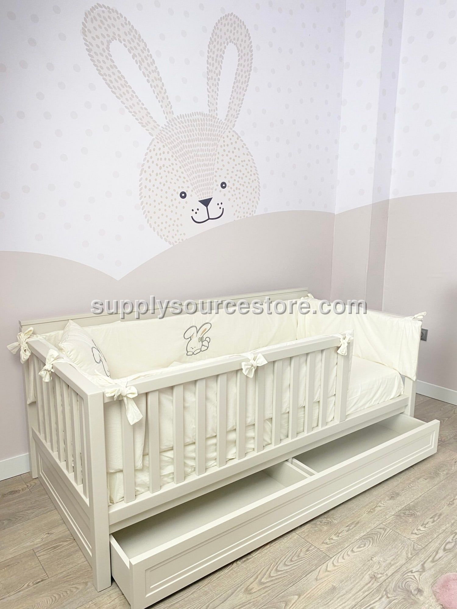 Luna Series With Drawers Montessori Bed