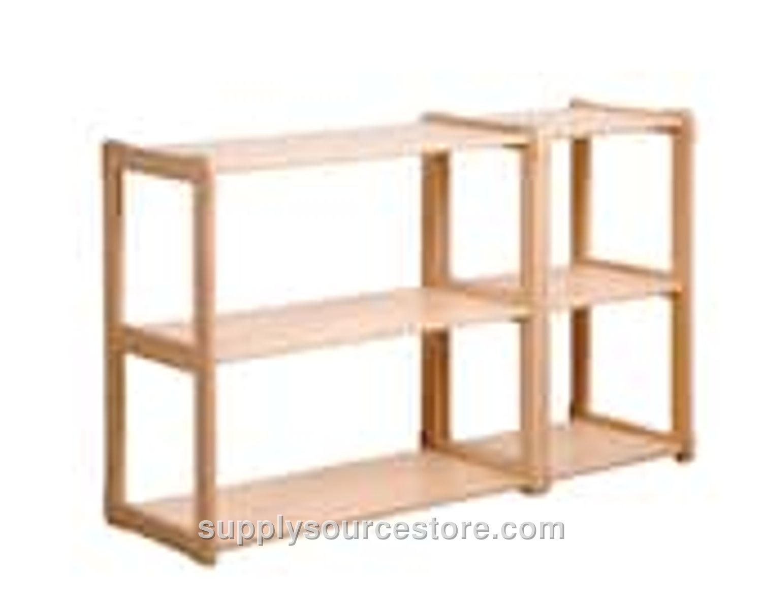 Montessori Midi Shelf Set Beech Wood