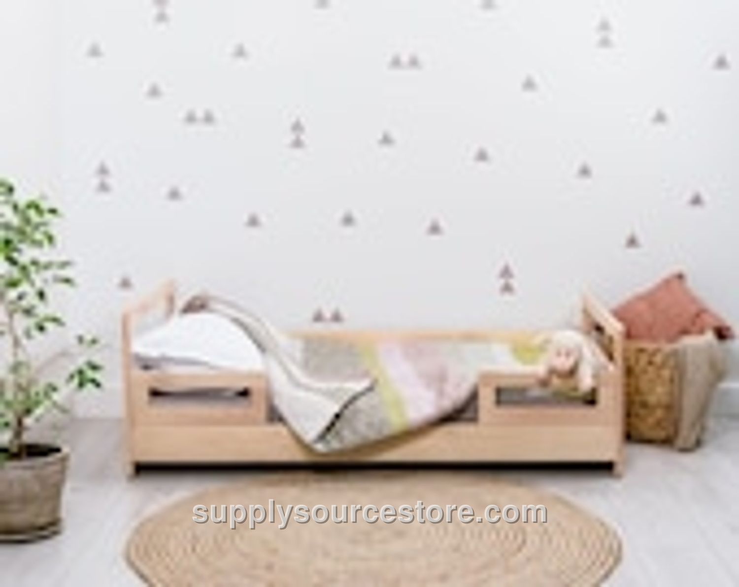 Montessori Floor Bed With Slats