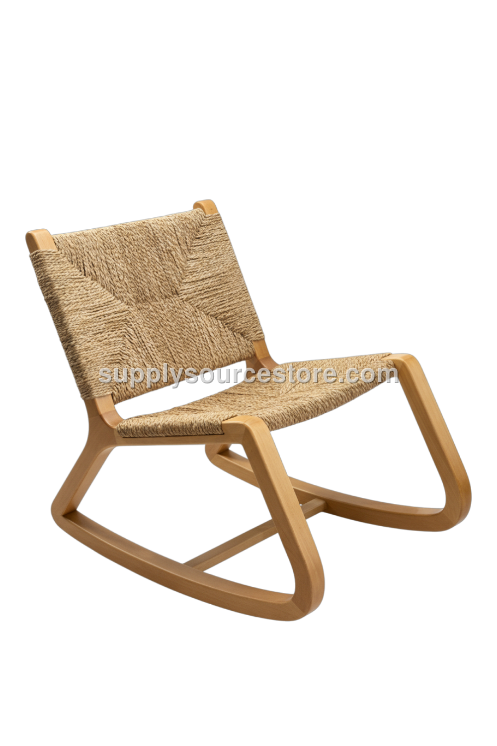 Wicker Wooden Rocking Chair