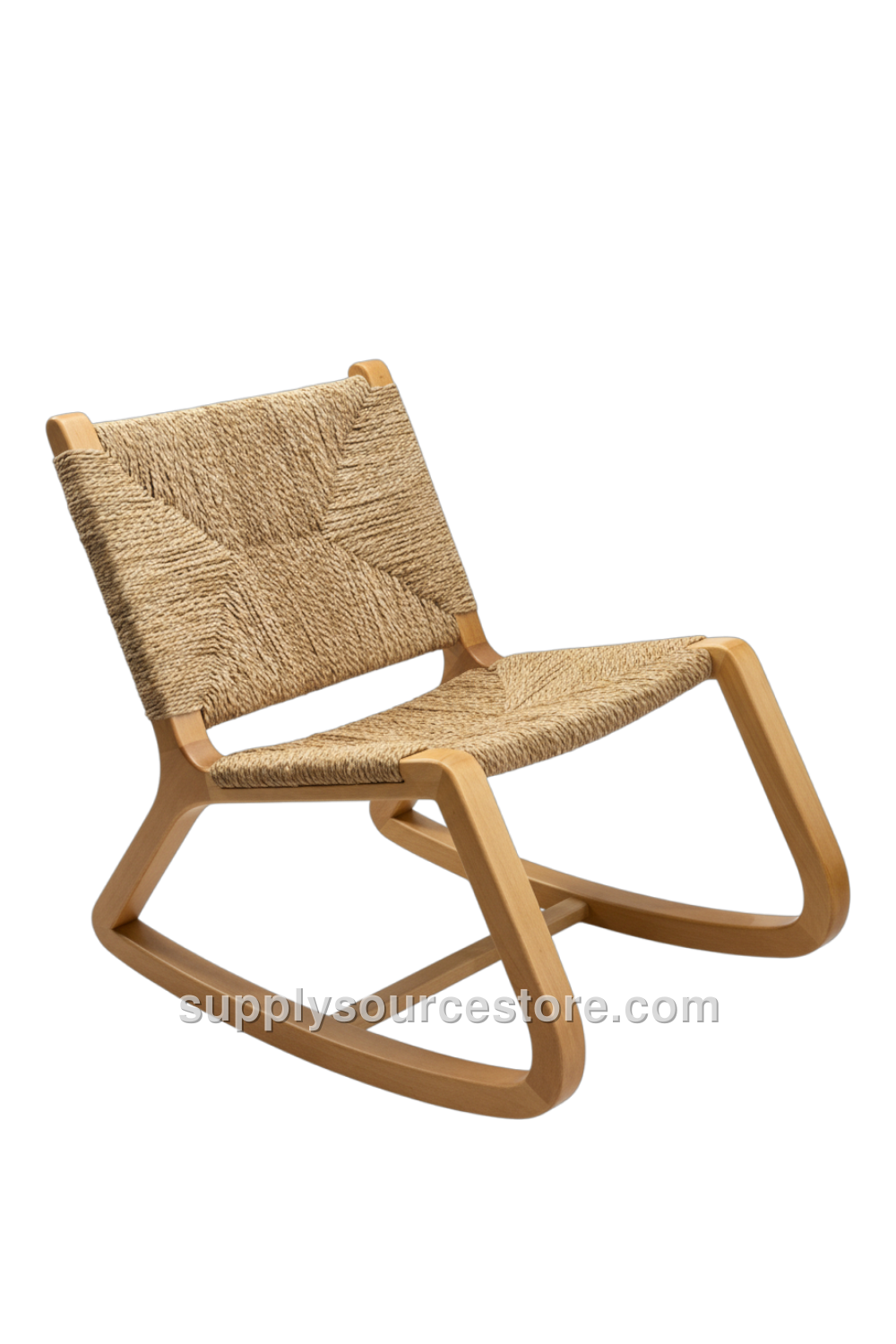 Rattan Wood Rocking Chair
