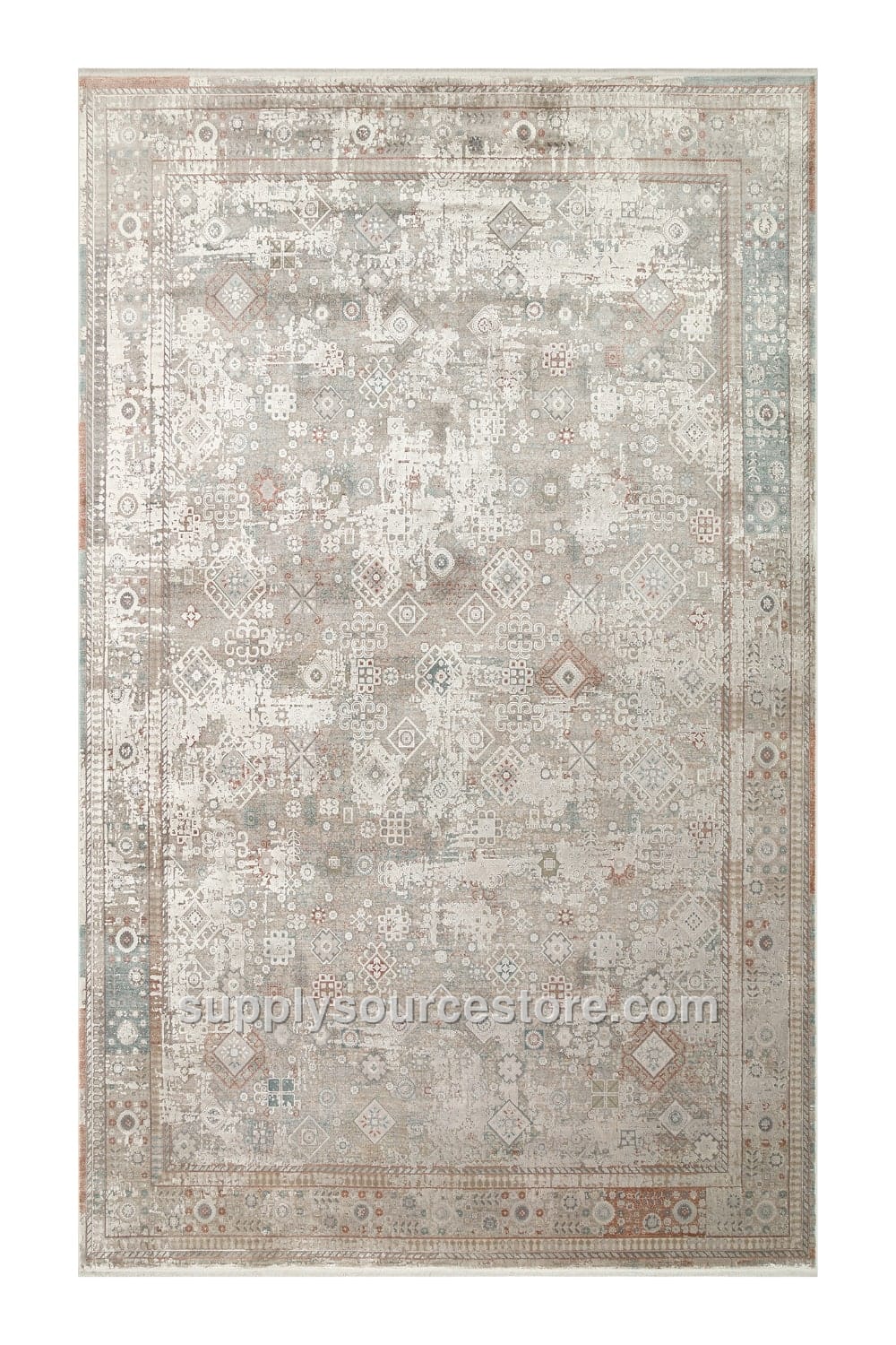 Over-Dyed Vintage Look Woven Rug · SS-015162