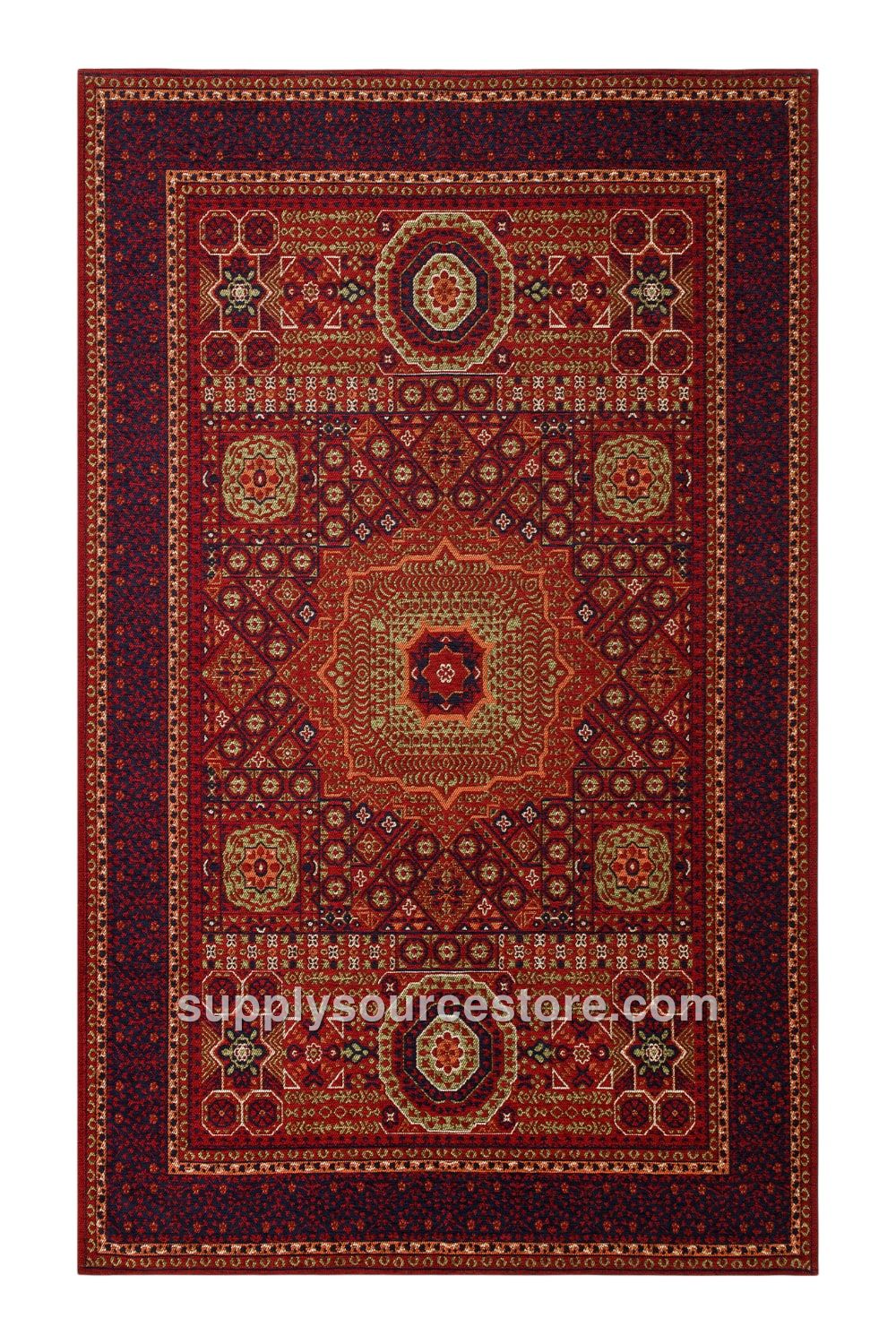 Yagcibedir Pattern Thin Woven Rug · SS-015165