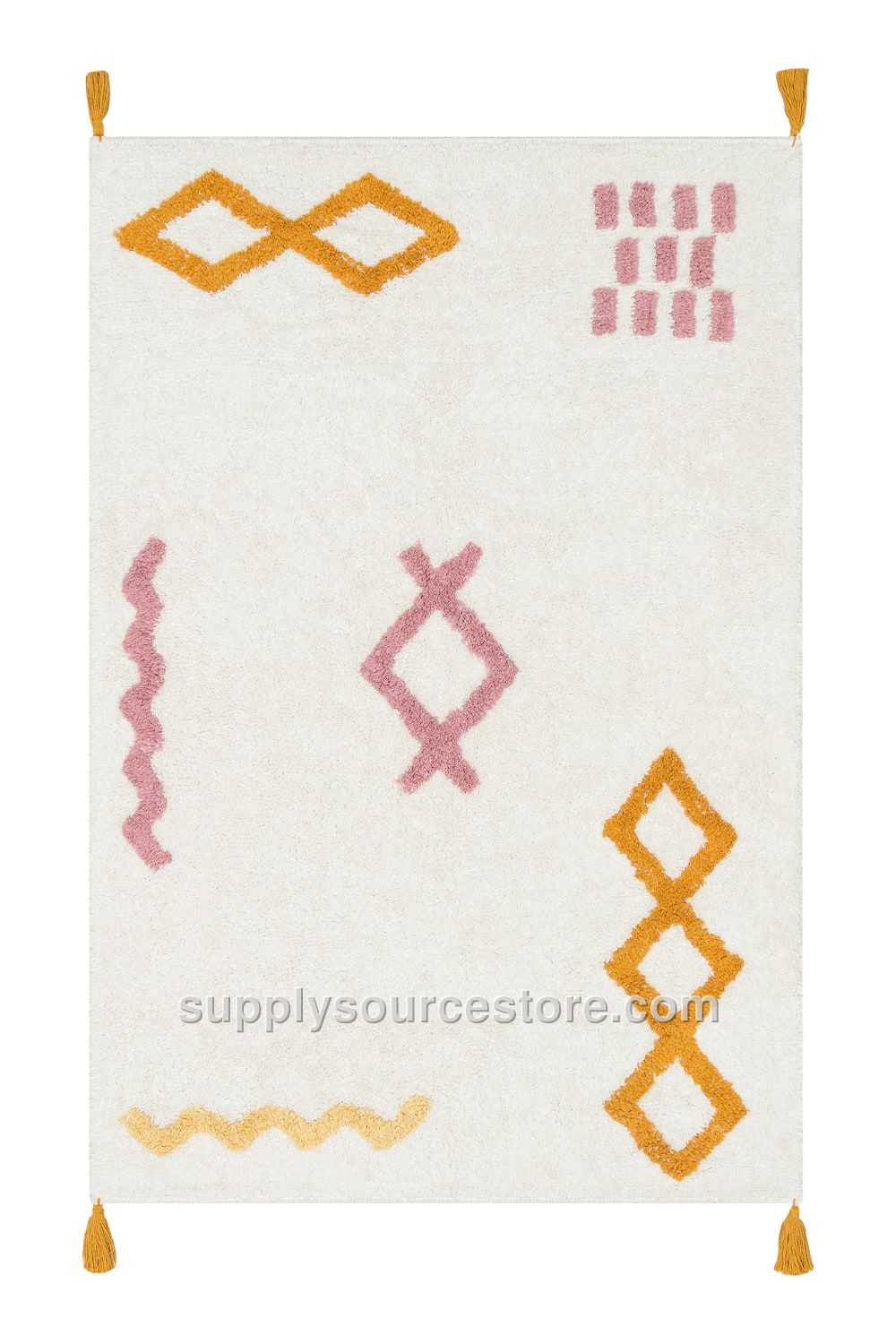 Washable Non‑Slip Cotton Kids Rug · SS-015169