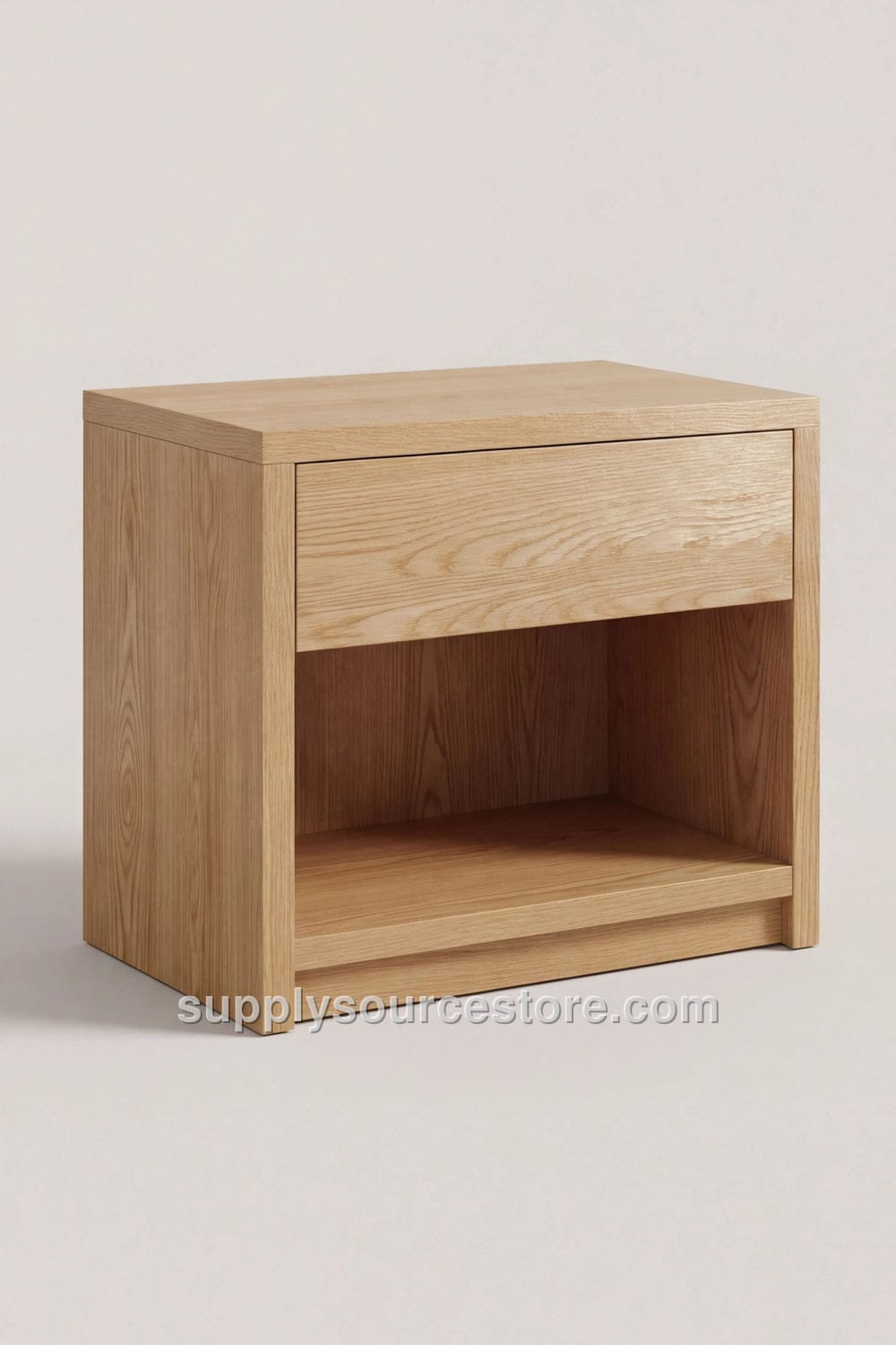 Wooden Nightstand with Drawer