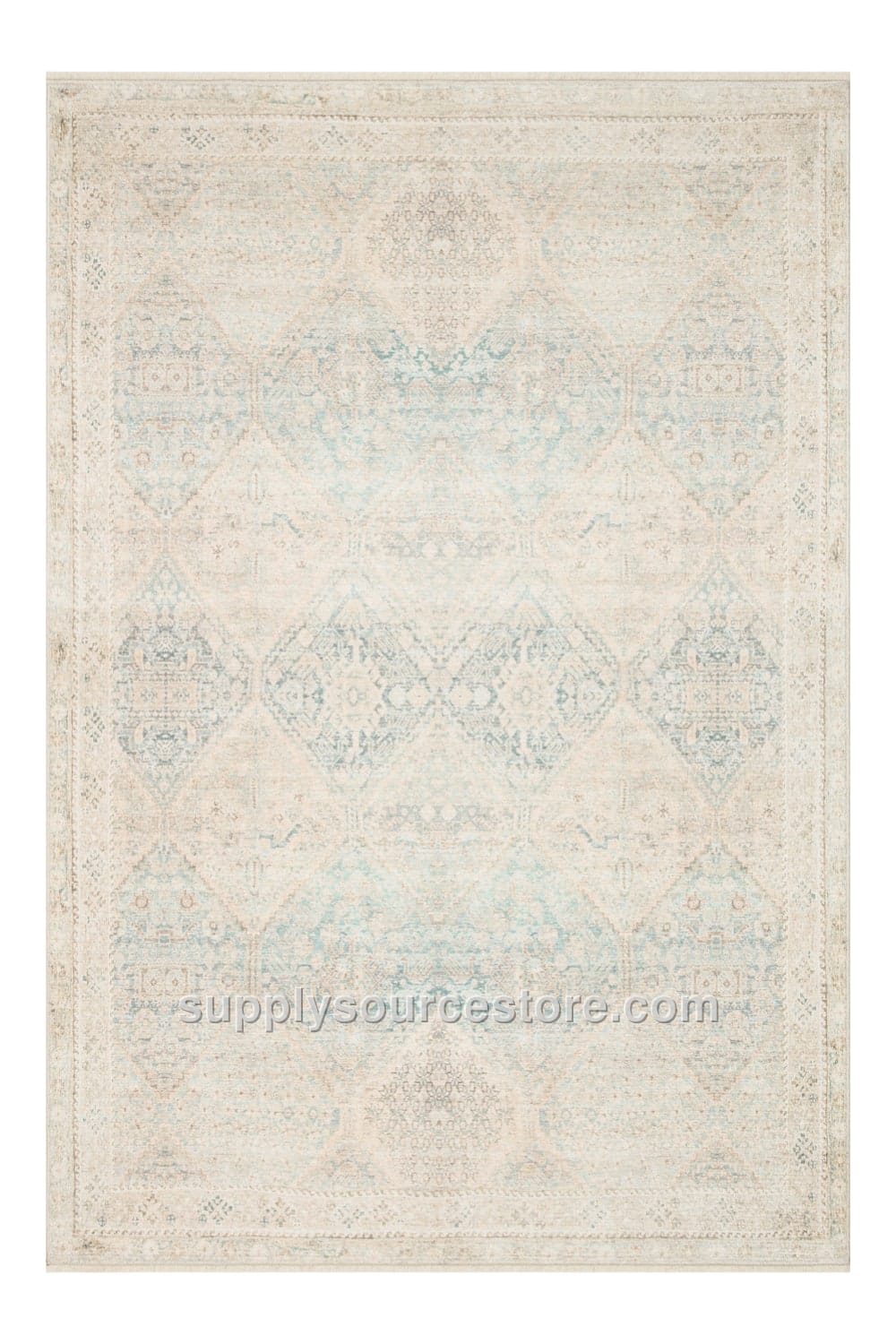 Vintage Look Woven Rug