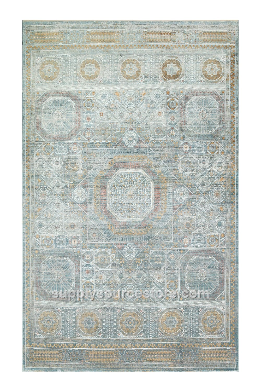 Classic Patterned Tight‑Weave Carpet