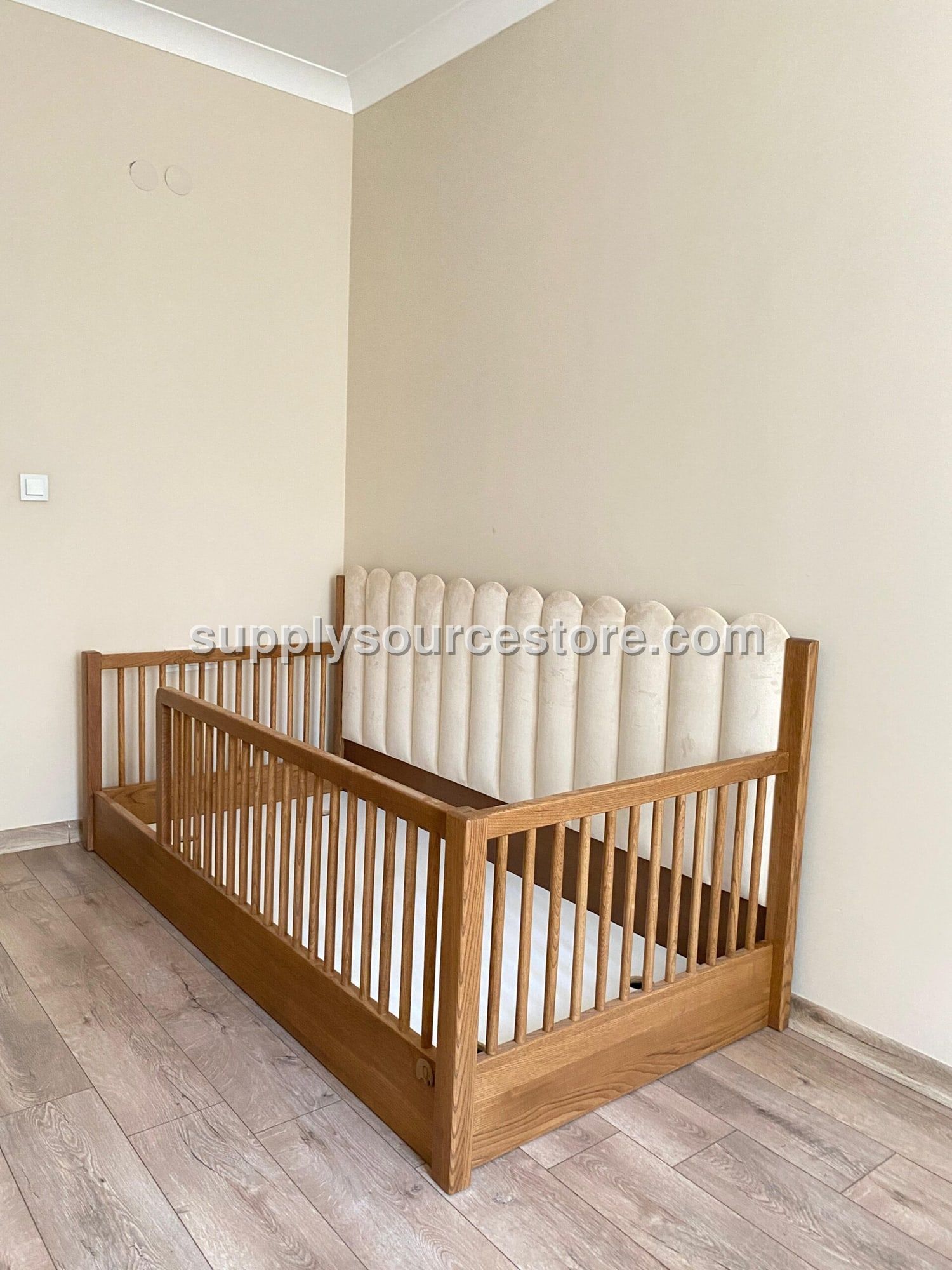 Solid Wood WALNUT Montessori Bed