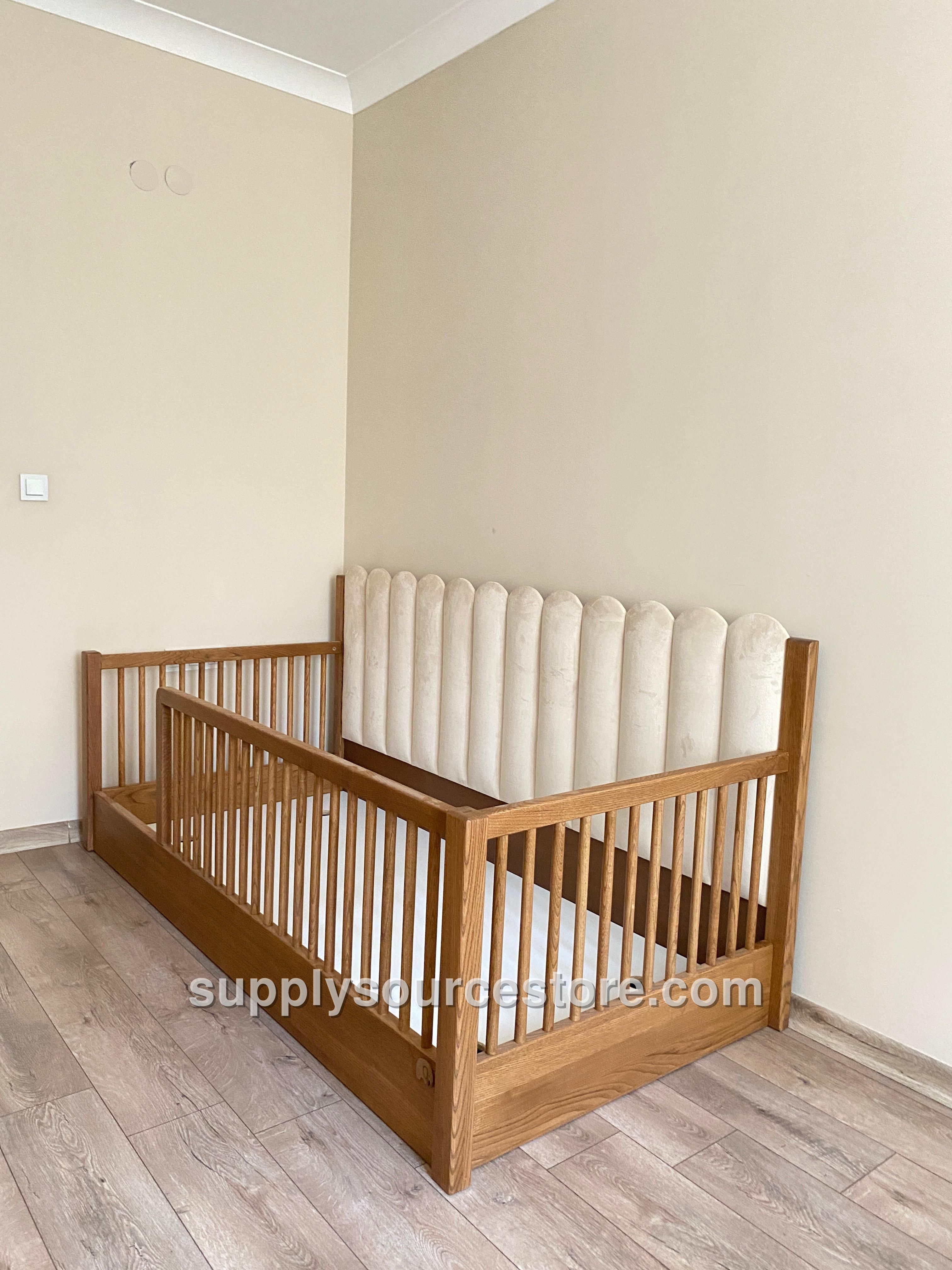 Solid Walnut Montessori Bed