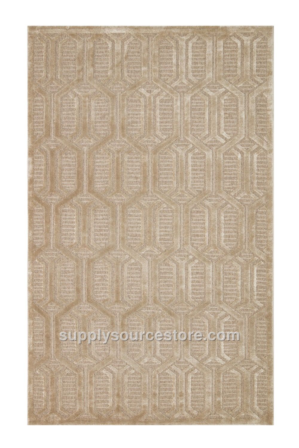 Wool and Viscose Blend Woven Rug · SS-015209
