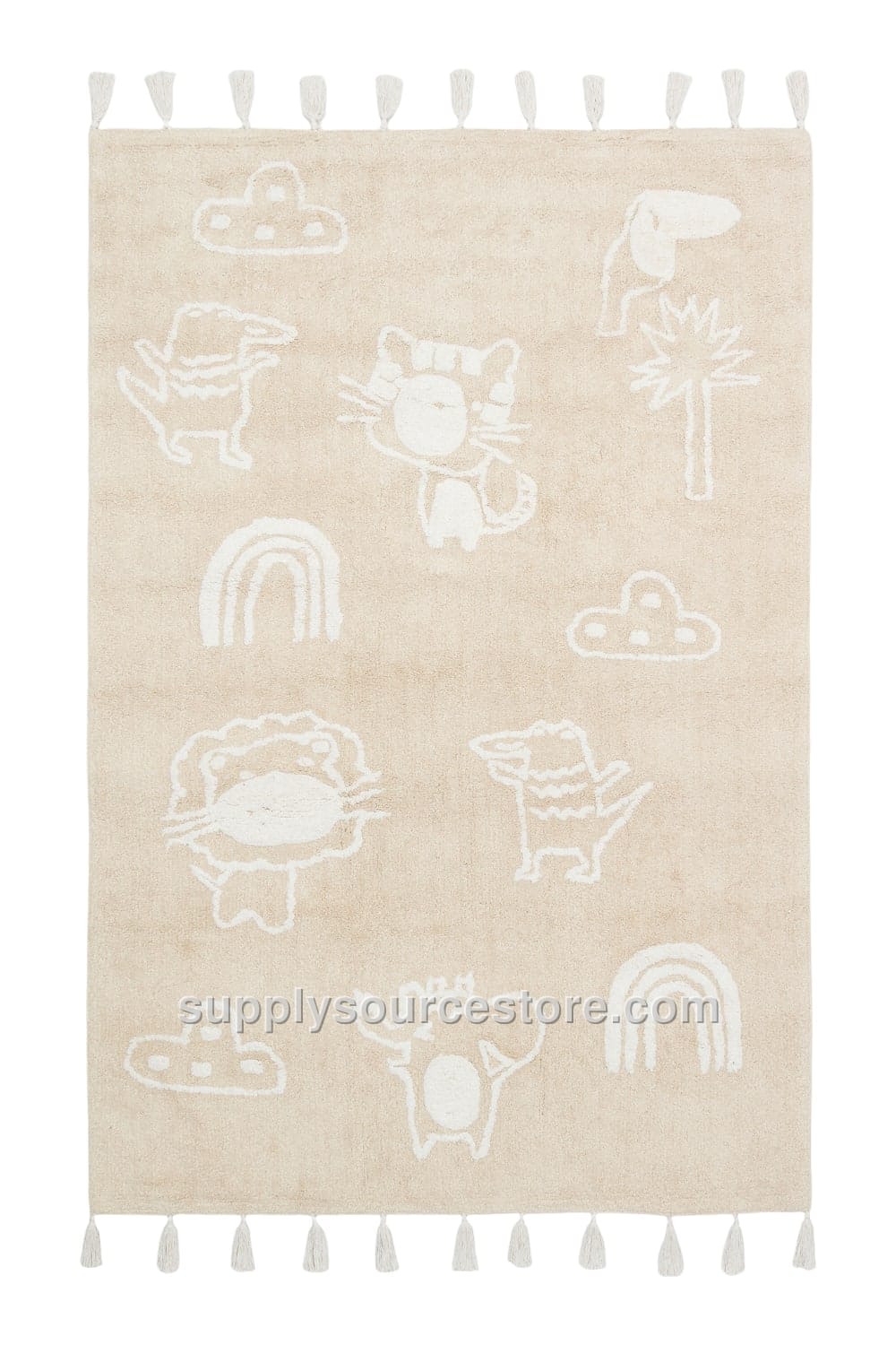 Washable Non‑Slip Cotton Children’s Rug · SS-015215