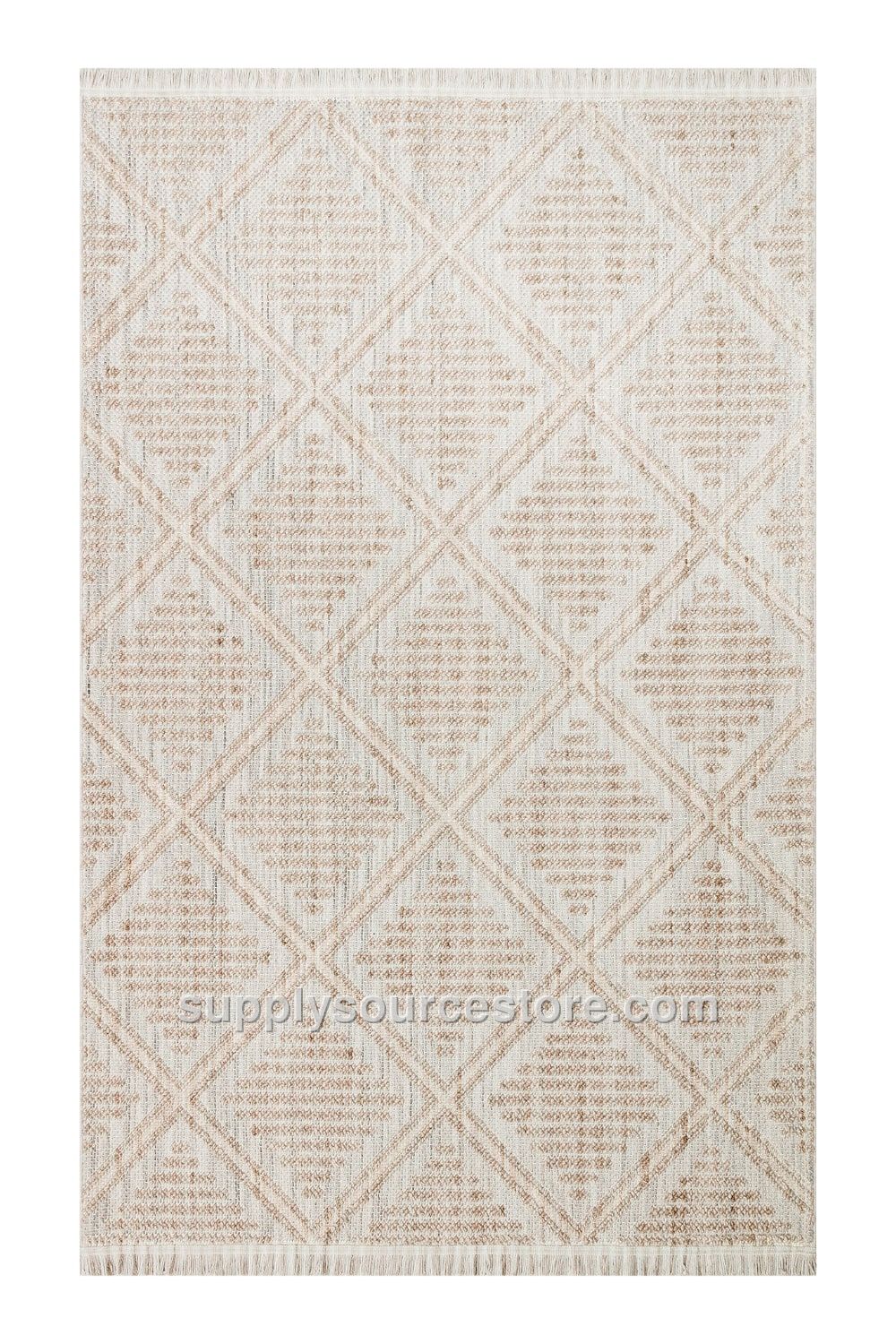 Non-Lint Knitted Tassel Rug · SS-015216