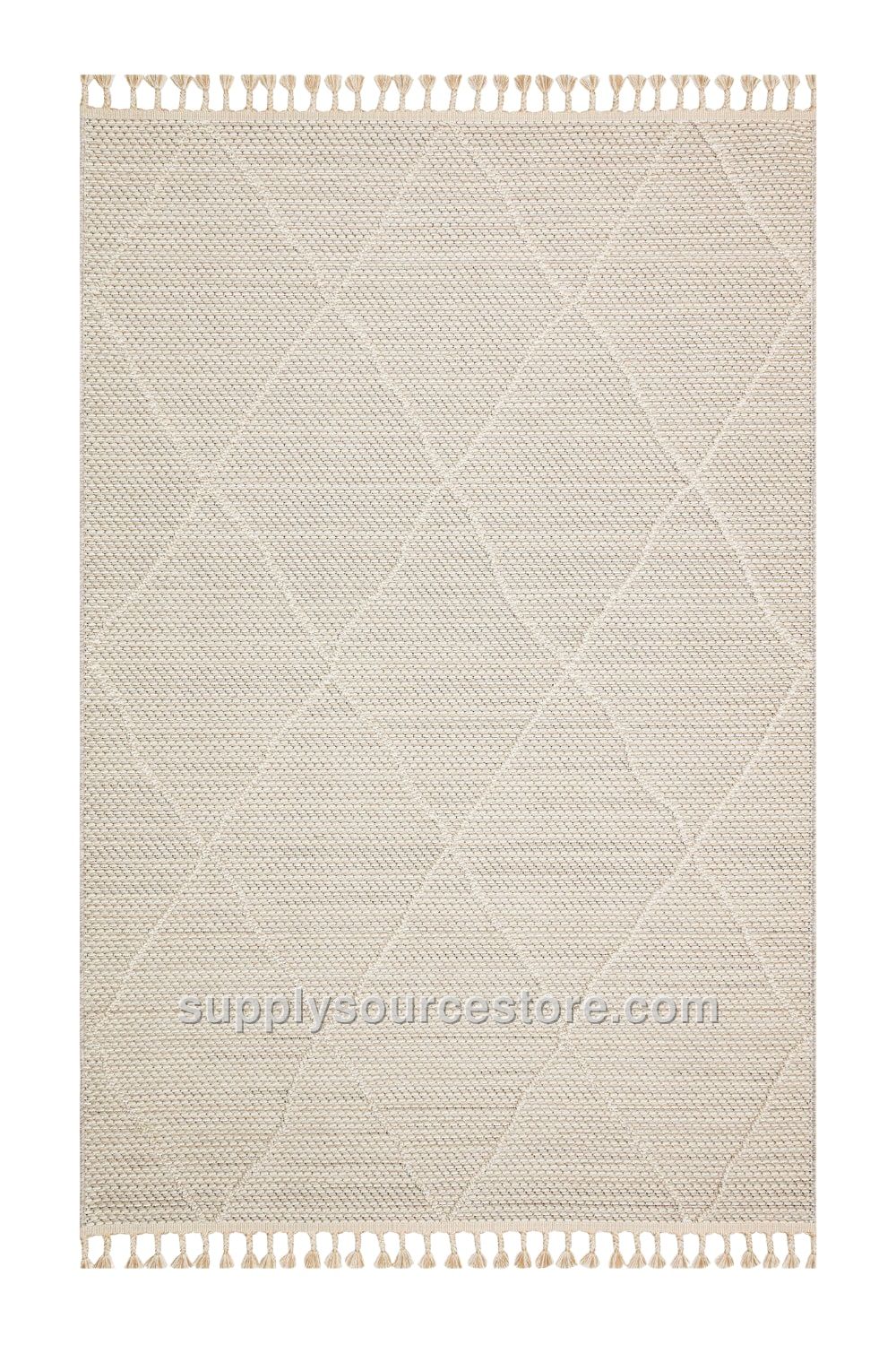 Airless Straw Woven Rug · SS-015236
