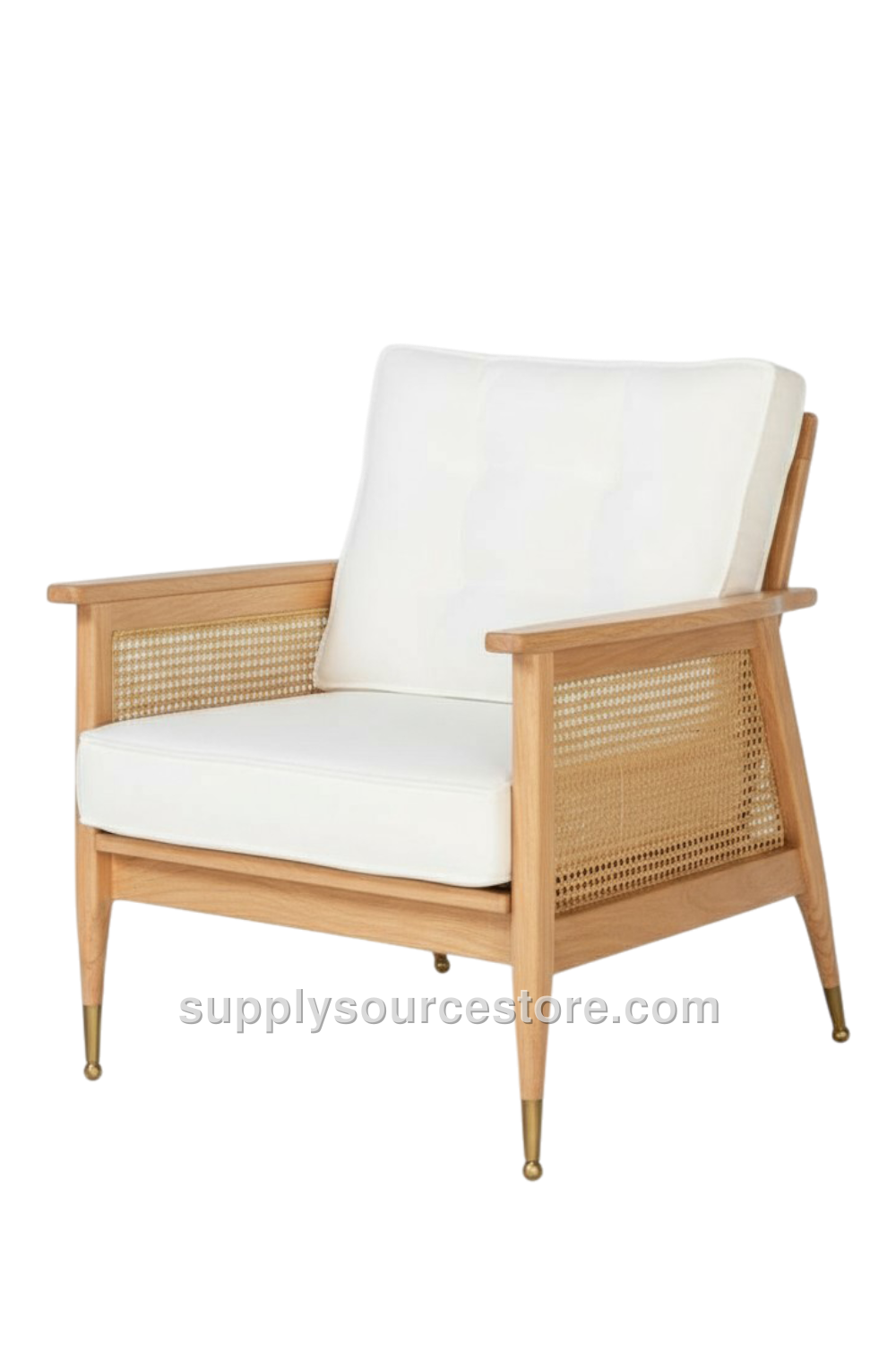 Wicker Single Wooden Chair
