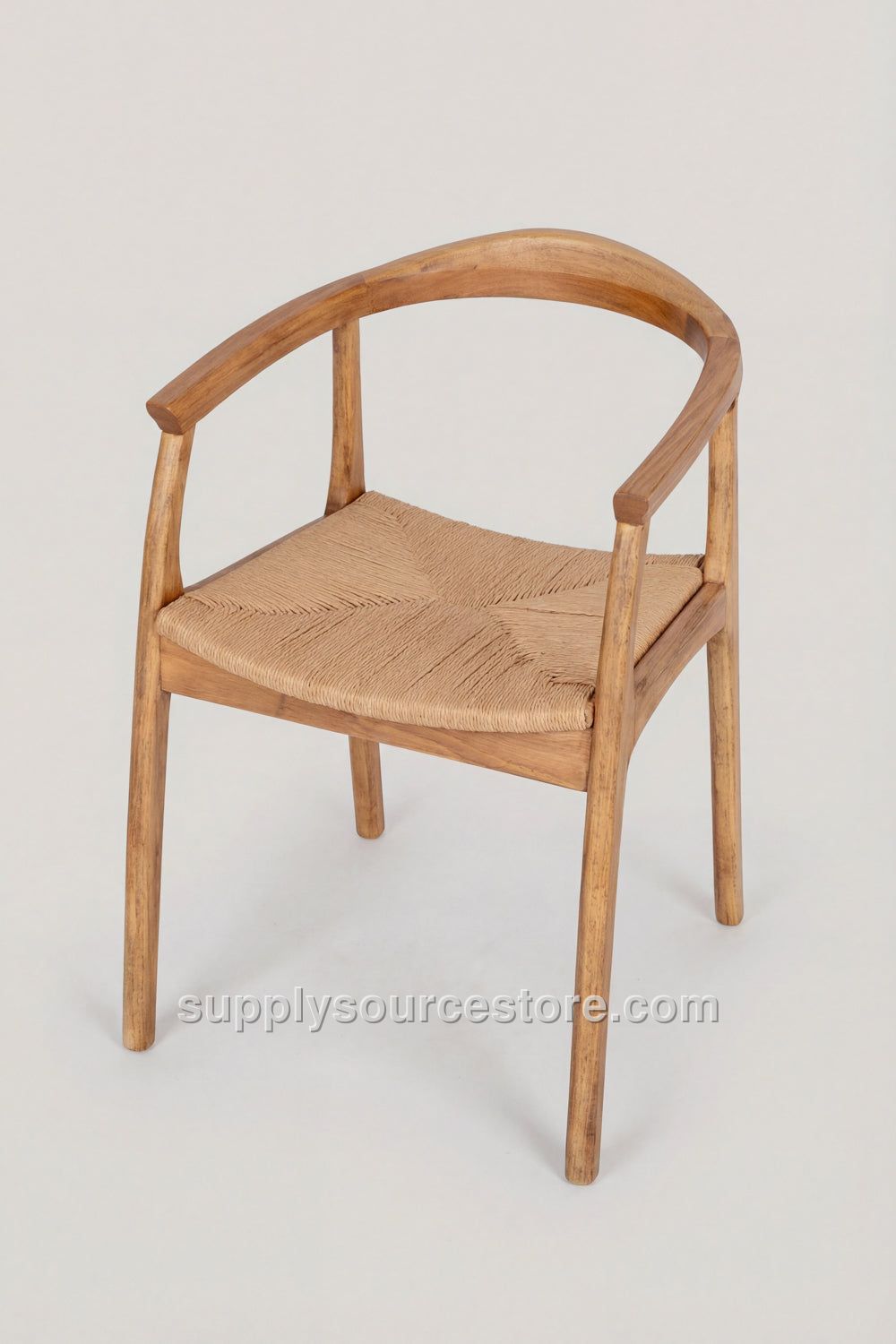 Wicker Seat Wooden Chair · SS-001526