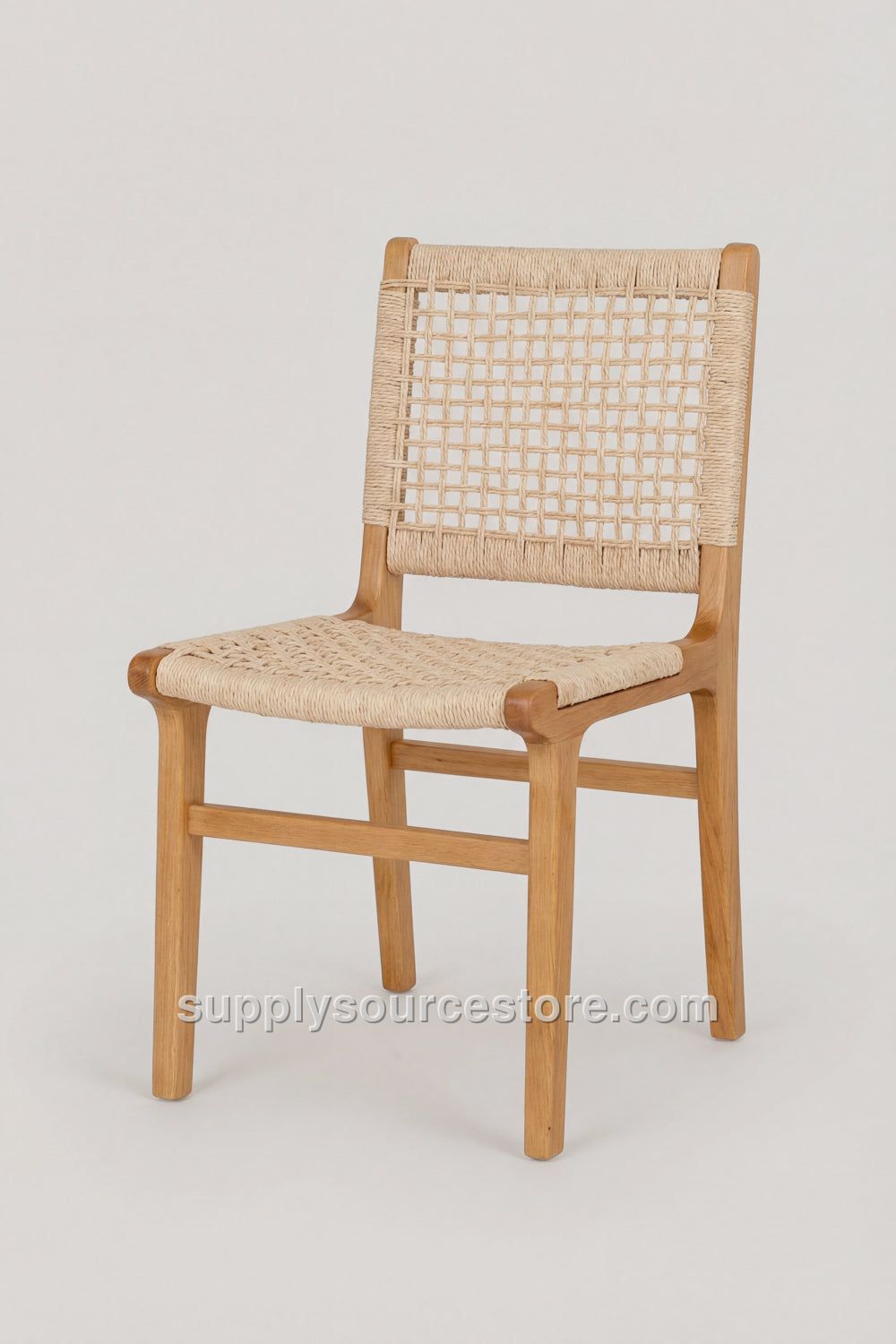 Tulum Wicker Seat Wooden Chair · SS-001529