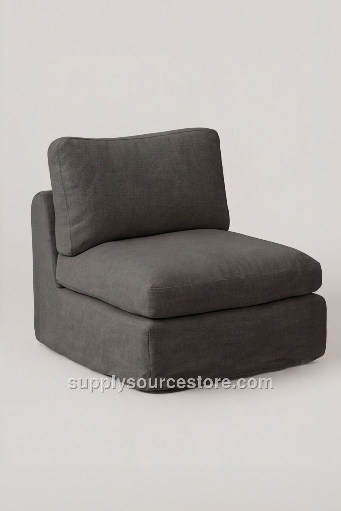 Linen Upholstered Single Seat