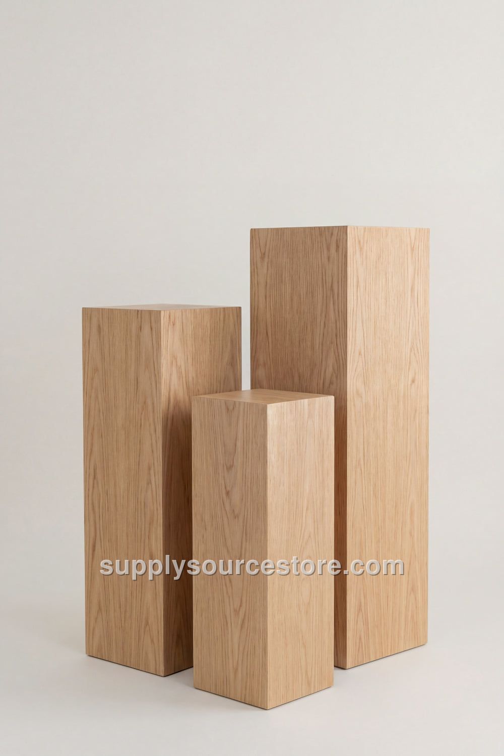 Wooden Rectangular Pedestal