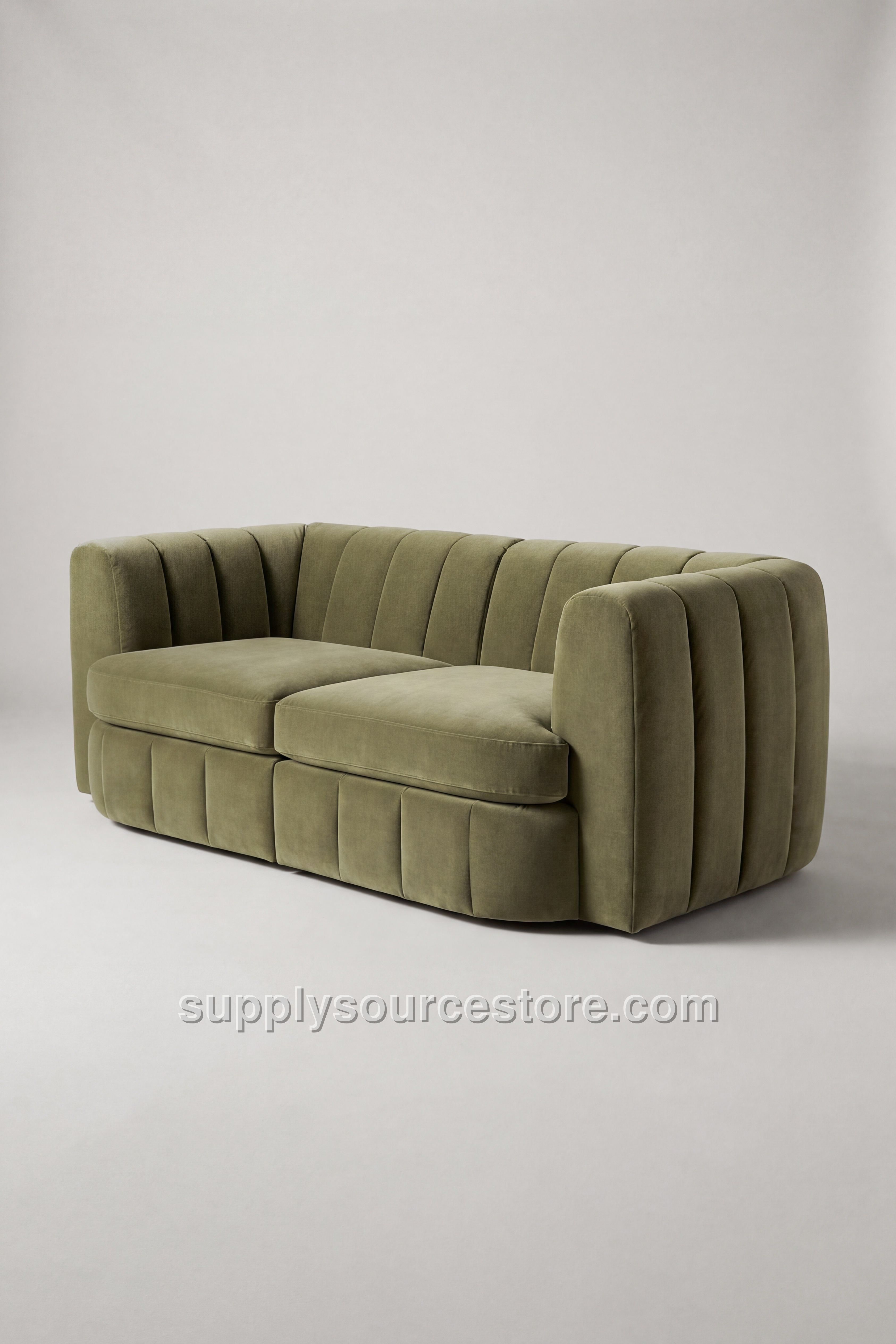 Modular Velvet Sofa