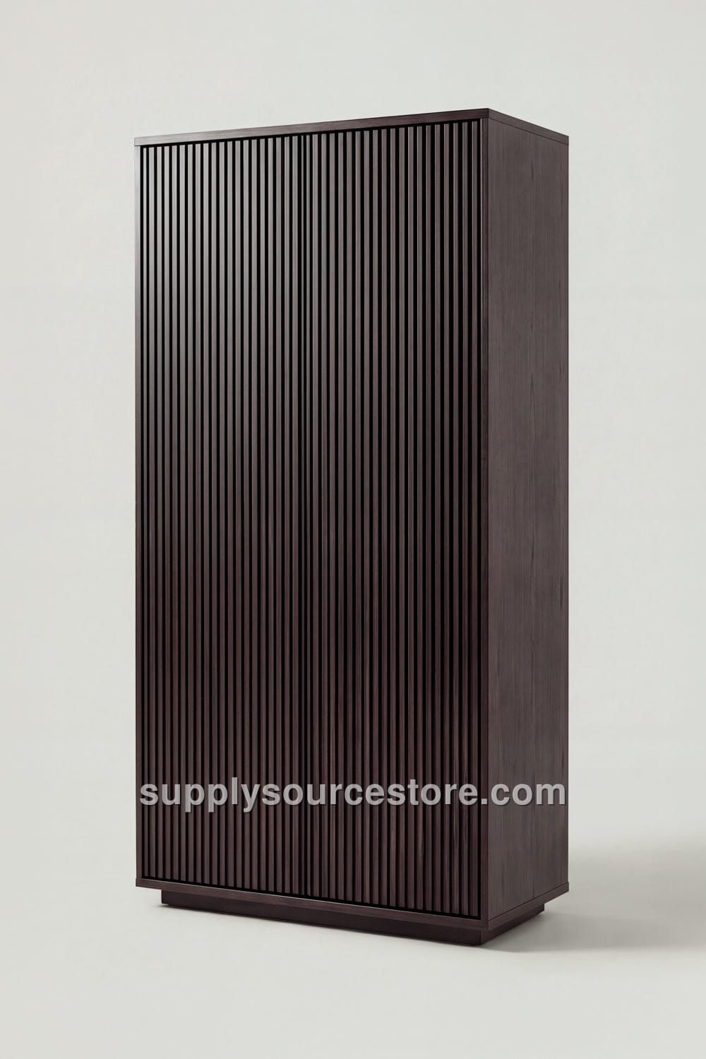 Slatted Wooden Wardrobe