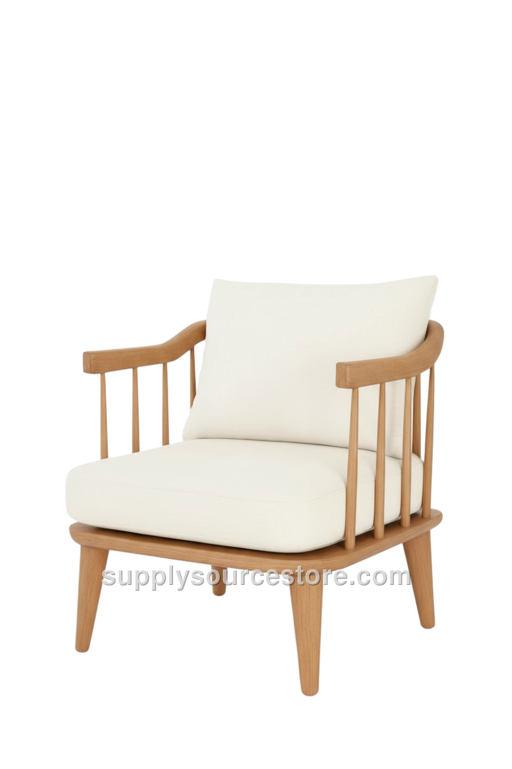 Padded Single Wood Chair
