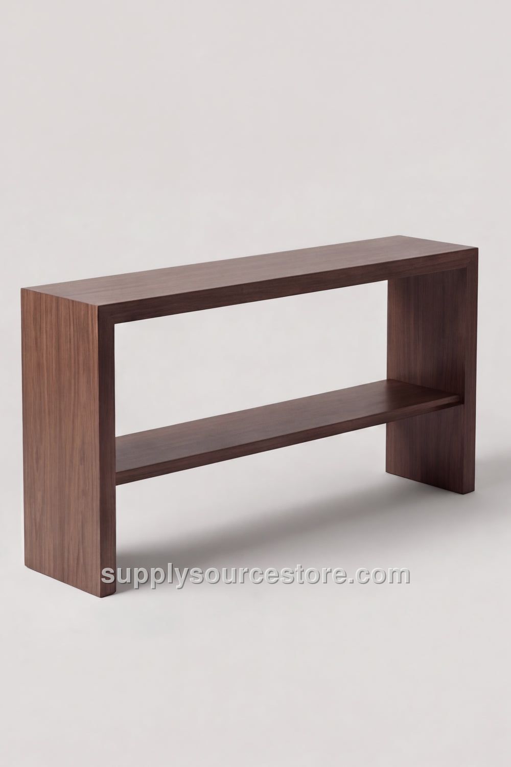 Backrest Wooden Console Table